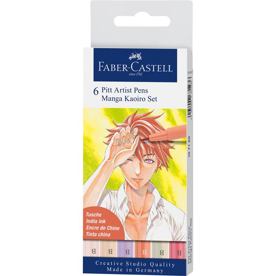 Pitt Artist Pen Manga Set 6 Kaioro 2019 Faber-castell