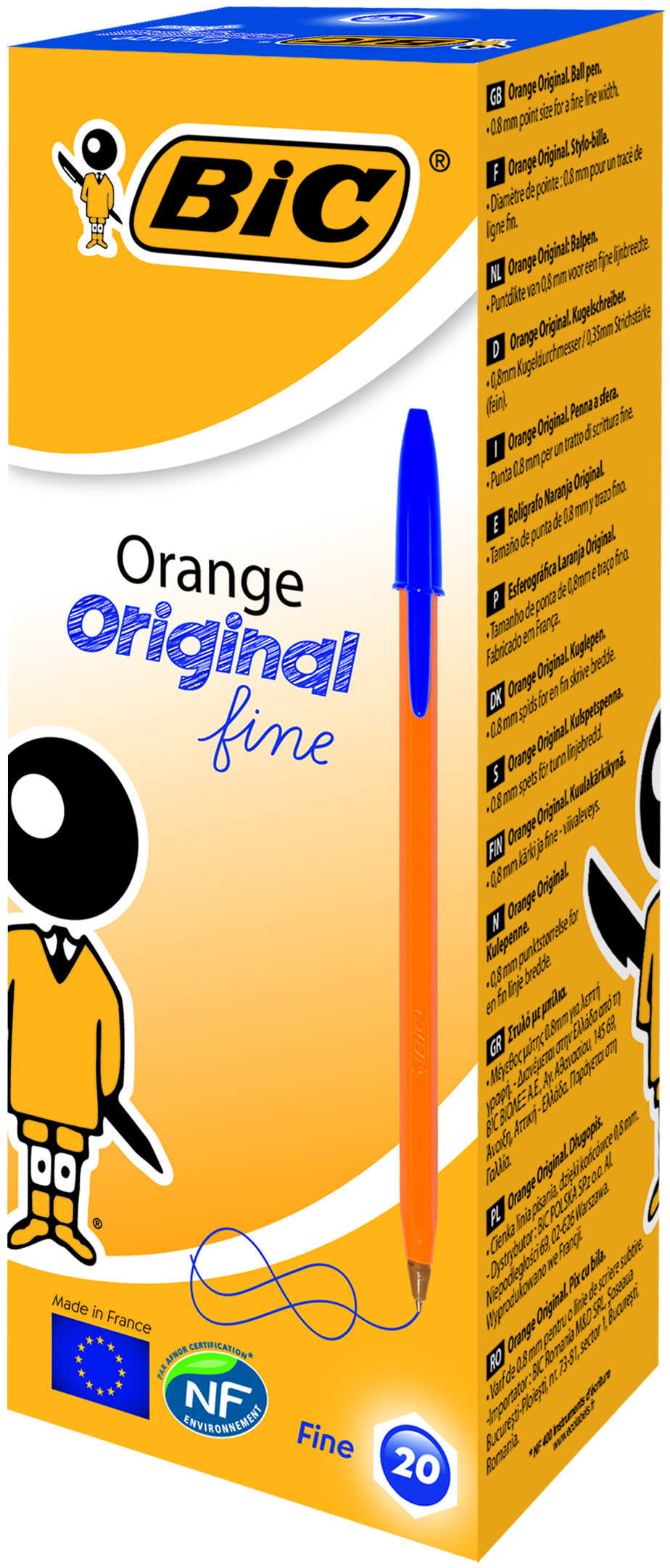 Pix Unica Folosinta Albastru 20/Cut Orange Bic