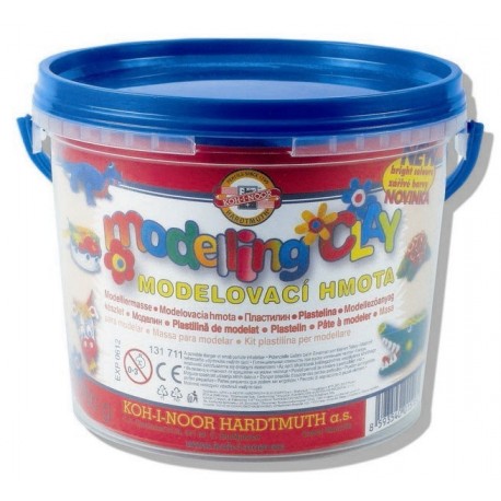 Plastilina 8 Culori Galetusa 700G Koh-i-noor