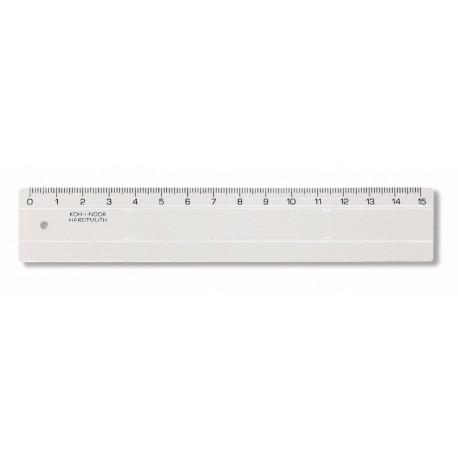 Rigla 15CM Transparenta Koh-i-noor