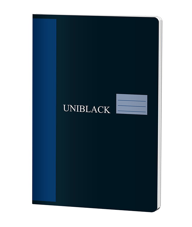Caiet A4 60 File Dictando Coperta Albastra Uniblack Pigna