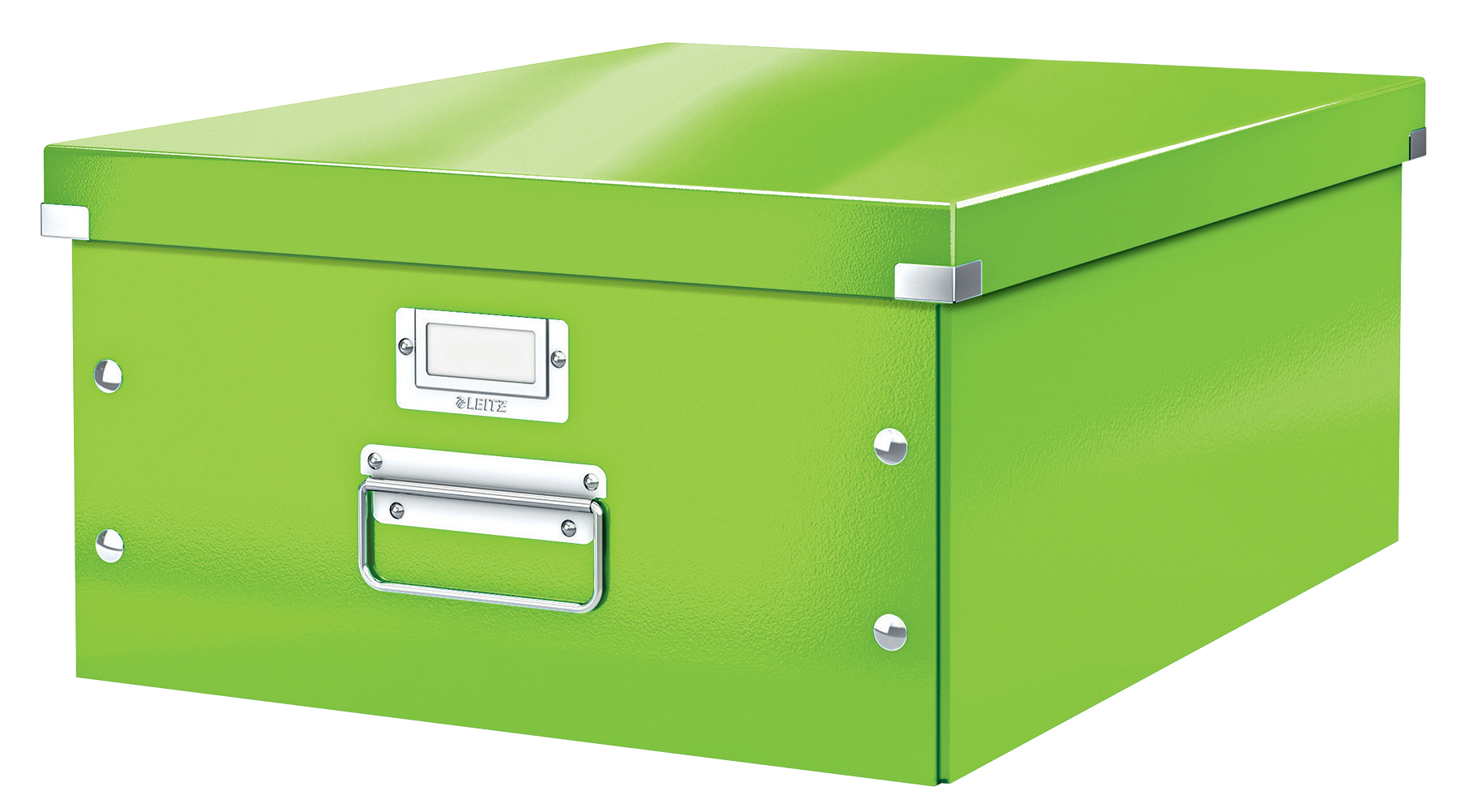 Arhivare - Cutie depozitare mare verde click&store leitz