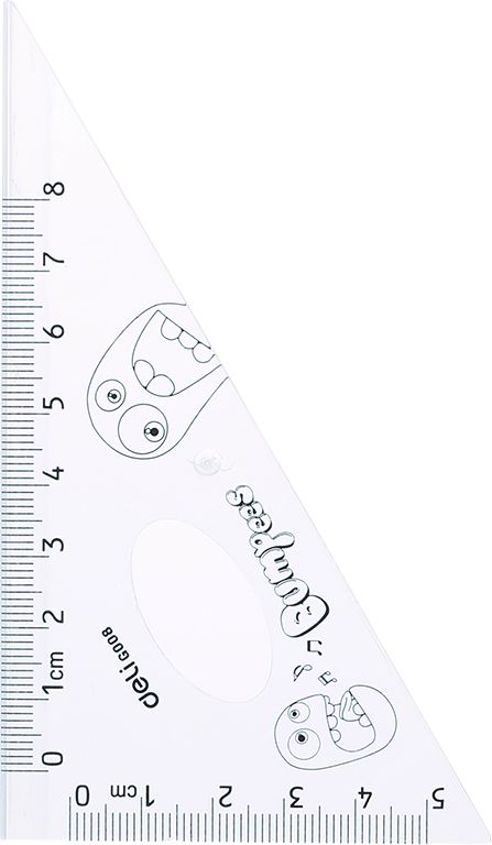 Set geometrie 4 piese transp.  bumpees eg00803 deli [4]