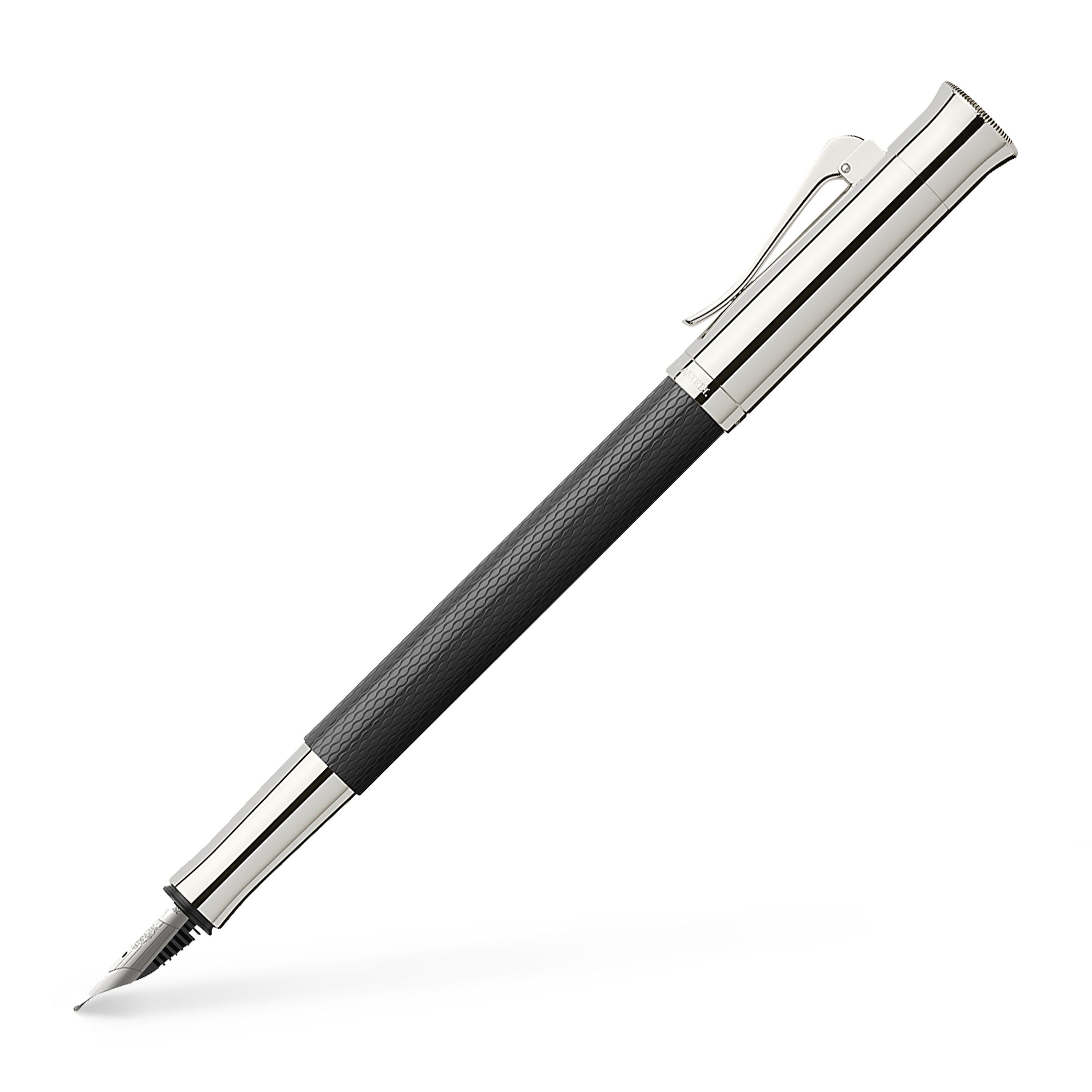 Stilou Guilloche Negru M Graf Von Faber-castell