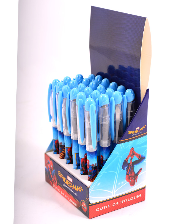 Rechizite Școlare - Stilou spiderman 24/set pigna