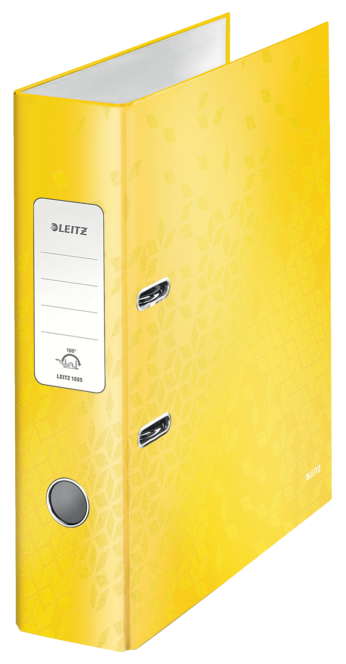 Bibliorafturi - Biblioraft plastifiat 8cm 180grade galben wow leitz