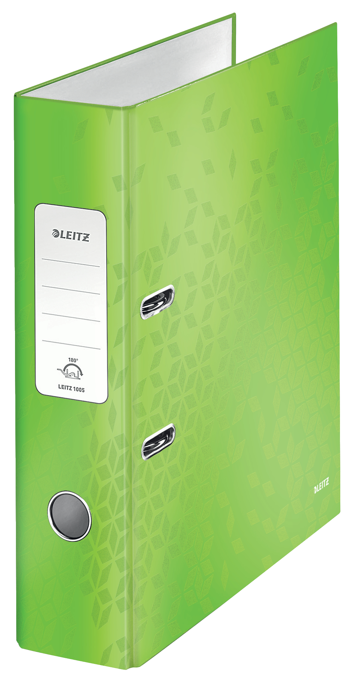 Bibliorafturi - Biblioraft plastifiat 8cm 180grade verde wow leitz