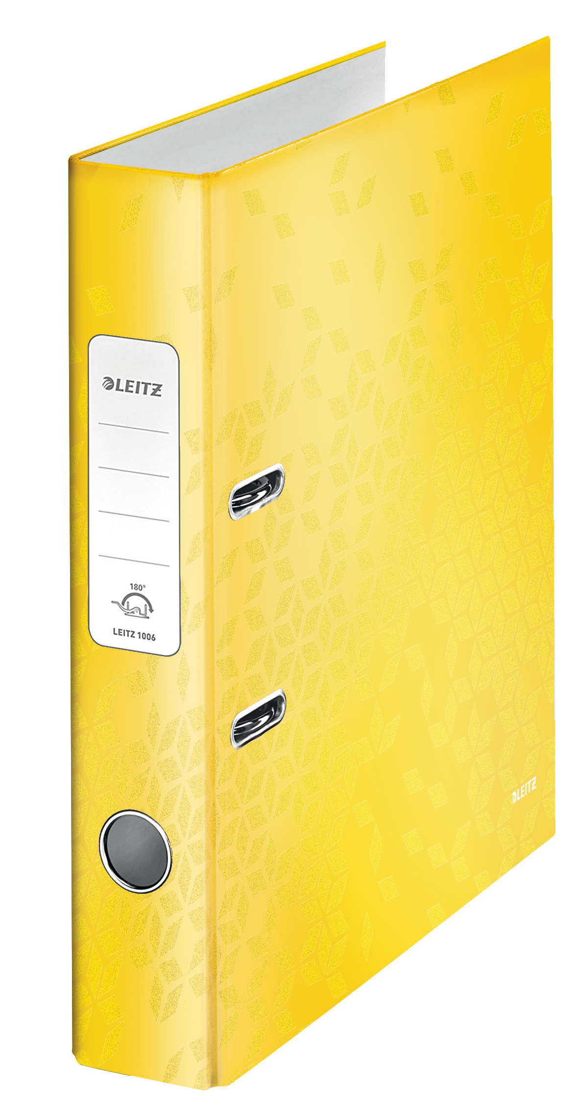 Bibliorafturi - Biblioraft plastifiat 5.2 cm 180grade galben wow leitz