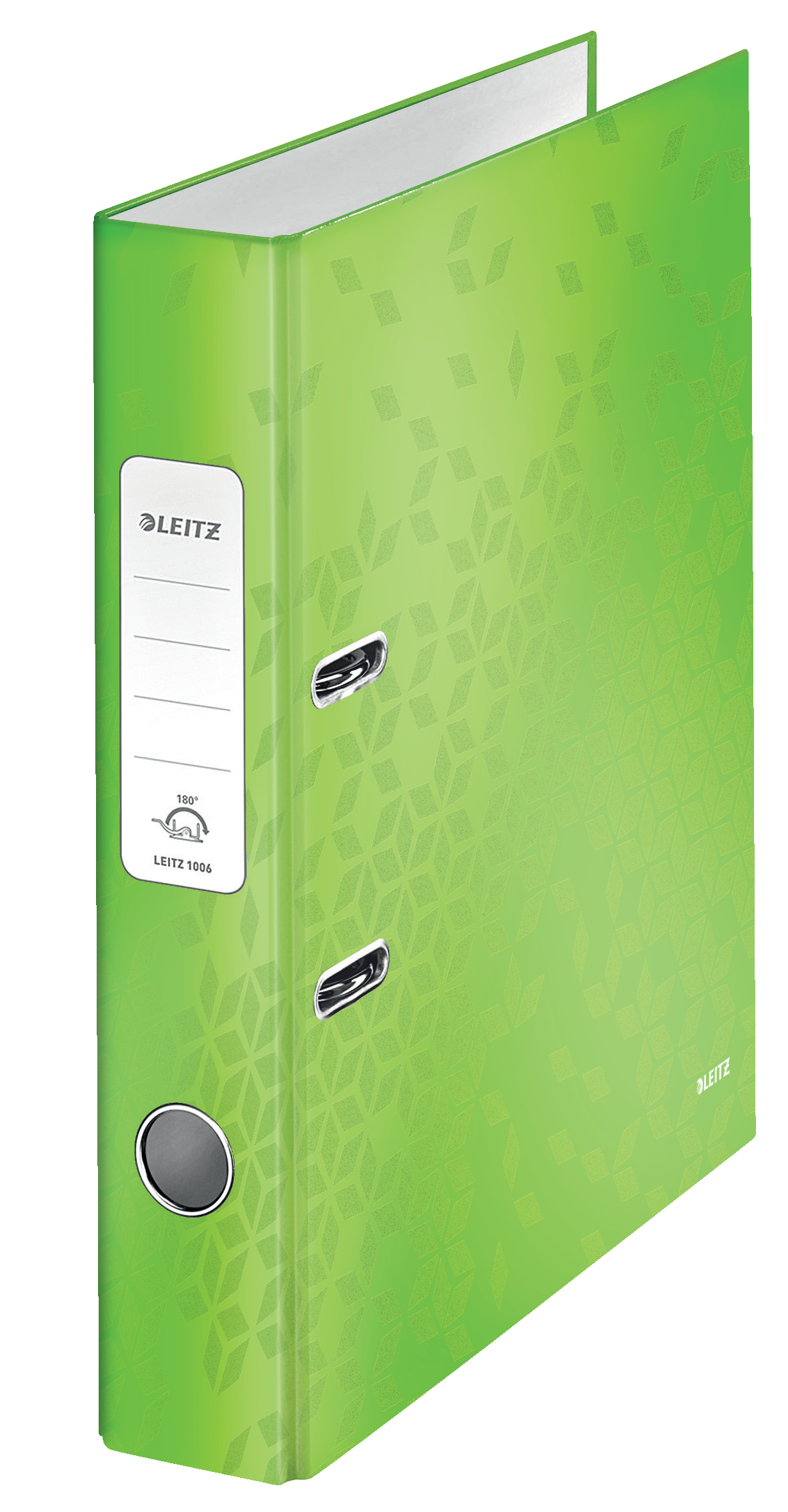 Bibliorafturi - Biblioraft plastifiat 5.2 cm 180grade verde wow leitz