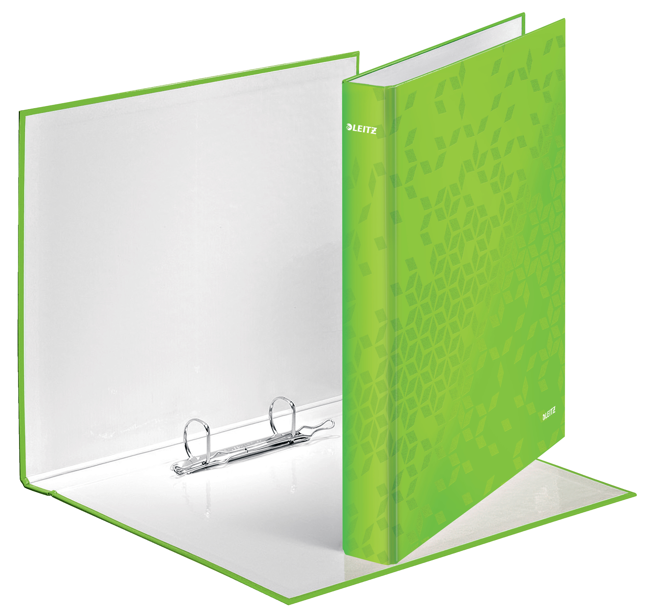 Caiet mecanic a4 2 inele 25mm/40mm verde wow leitz [1]