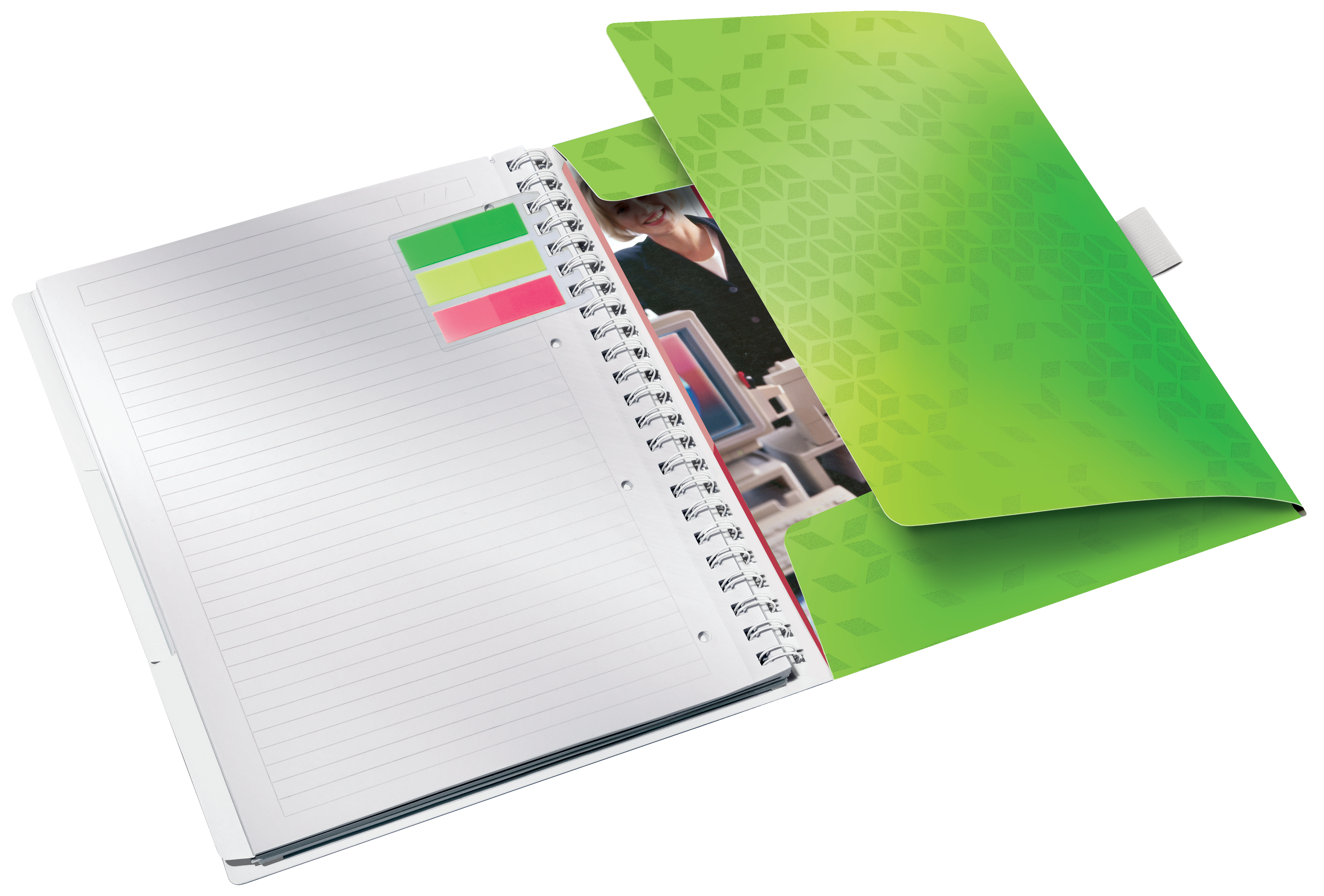 Caiet birou spira a4 dictando verde coperta pp be mobile wow leitz [1]