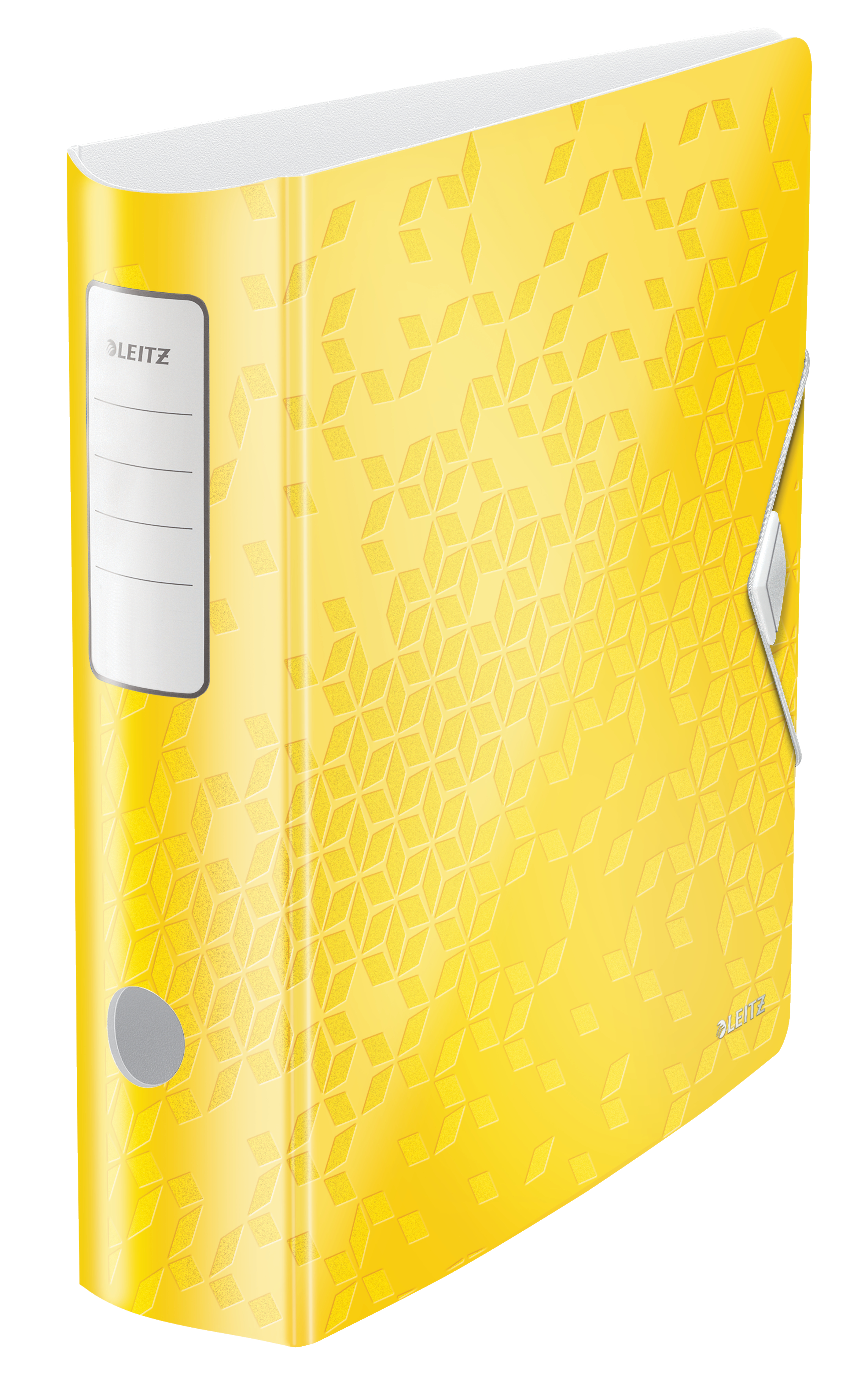 Bibliorafturi - Biblioraft plastifiat 8.2 cm 180grade galben active wow leitz