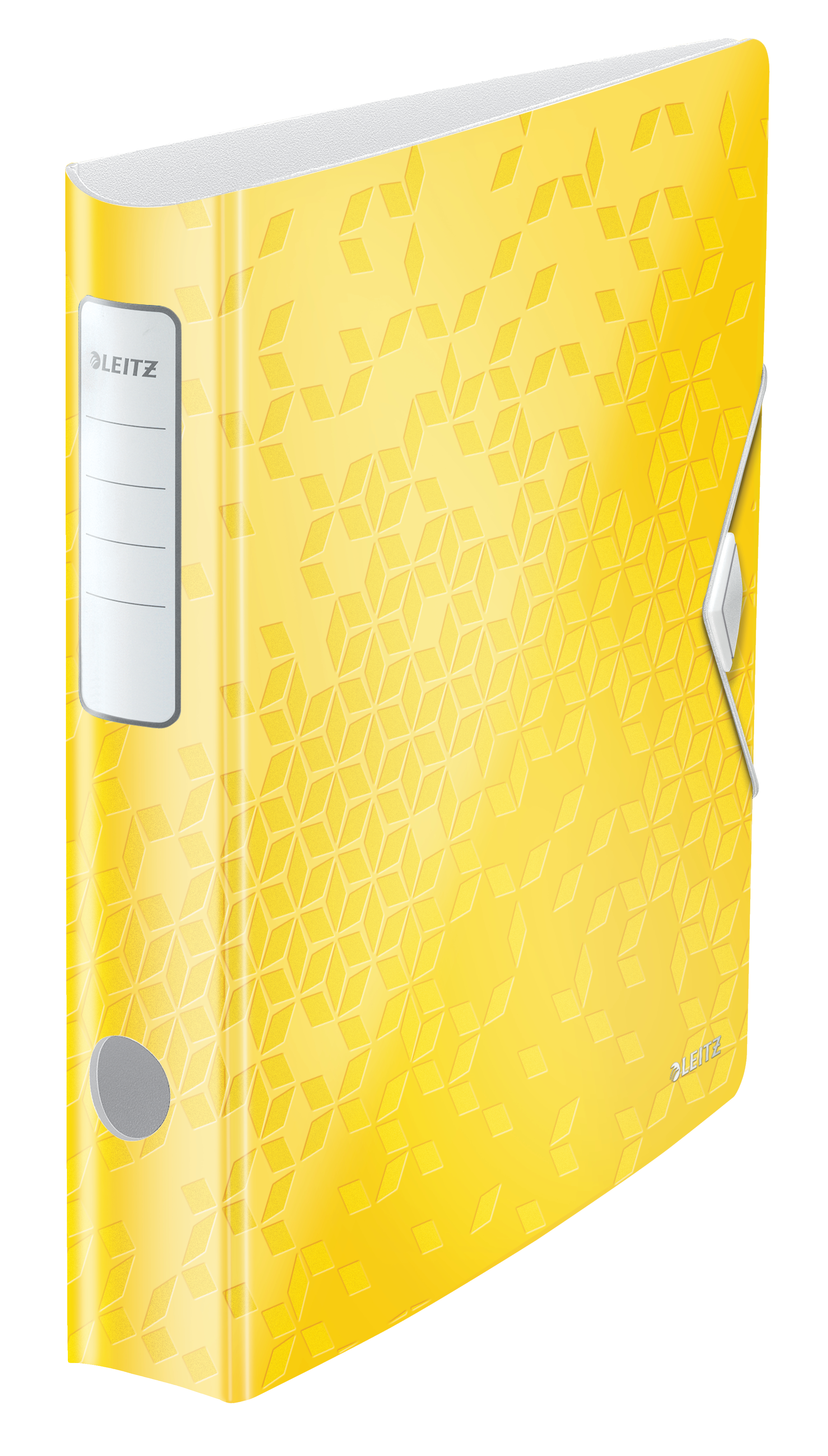 Bibliorafturi - Biblioraft plastifiat 5cm 180grade galben active wow leitz