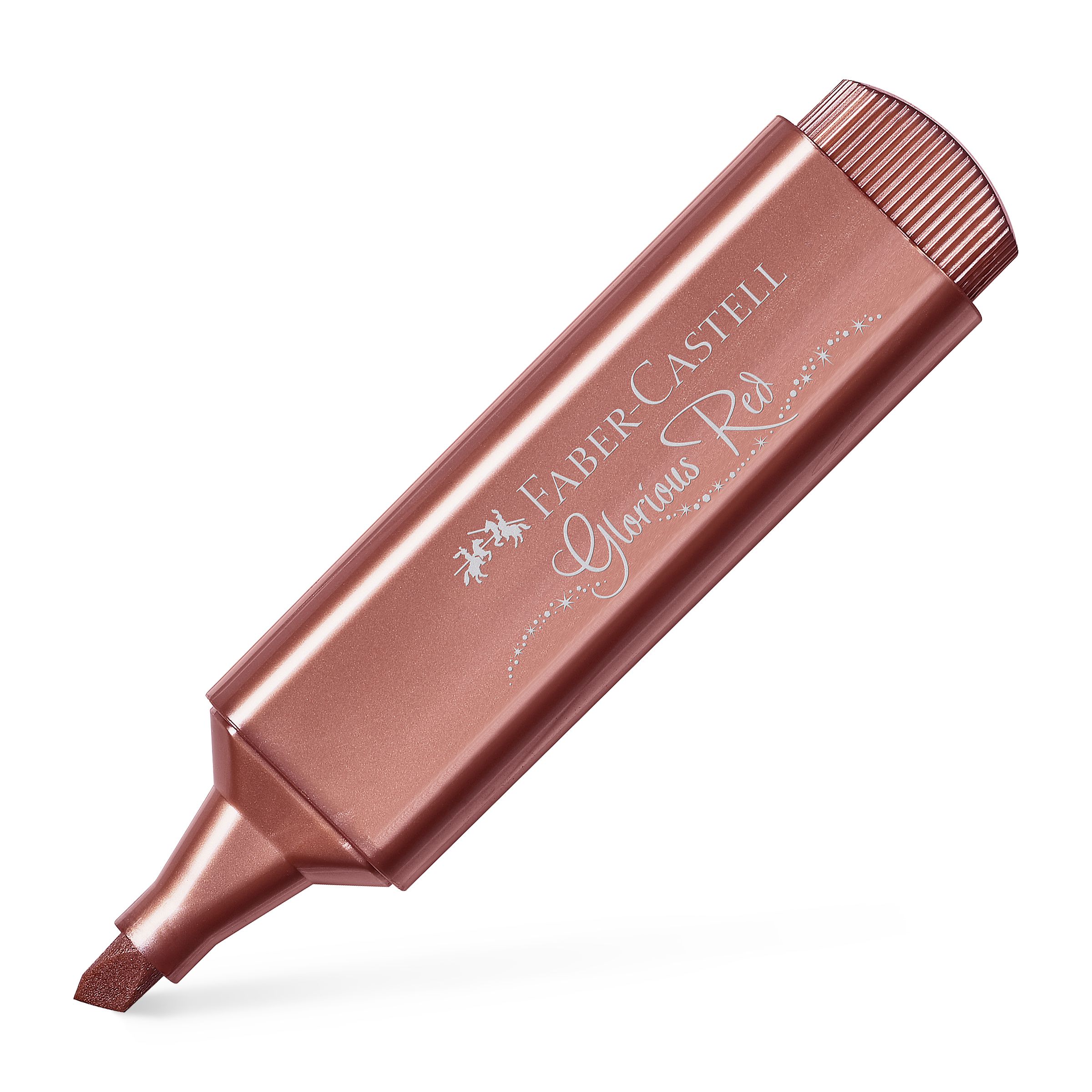 Textmarker Rosu Metalizat 1546 Faber-castell
