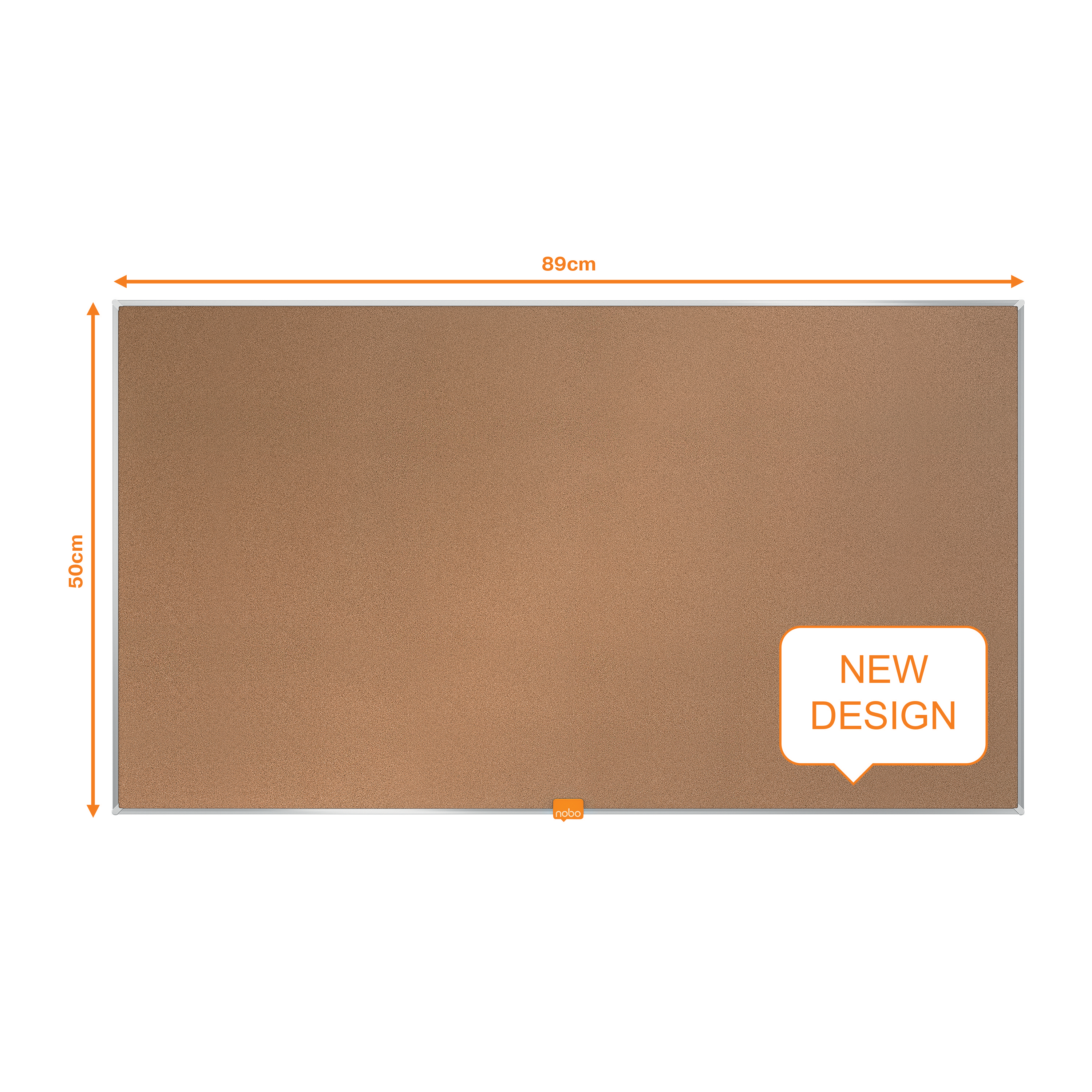 Produse pentru prezentare și afișare - Panou pluta widescreen 40"(898*510mm) rama aluminiu nobo