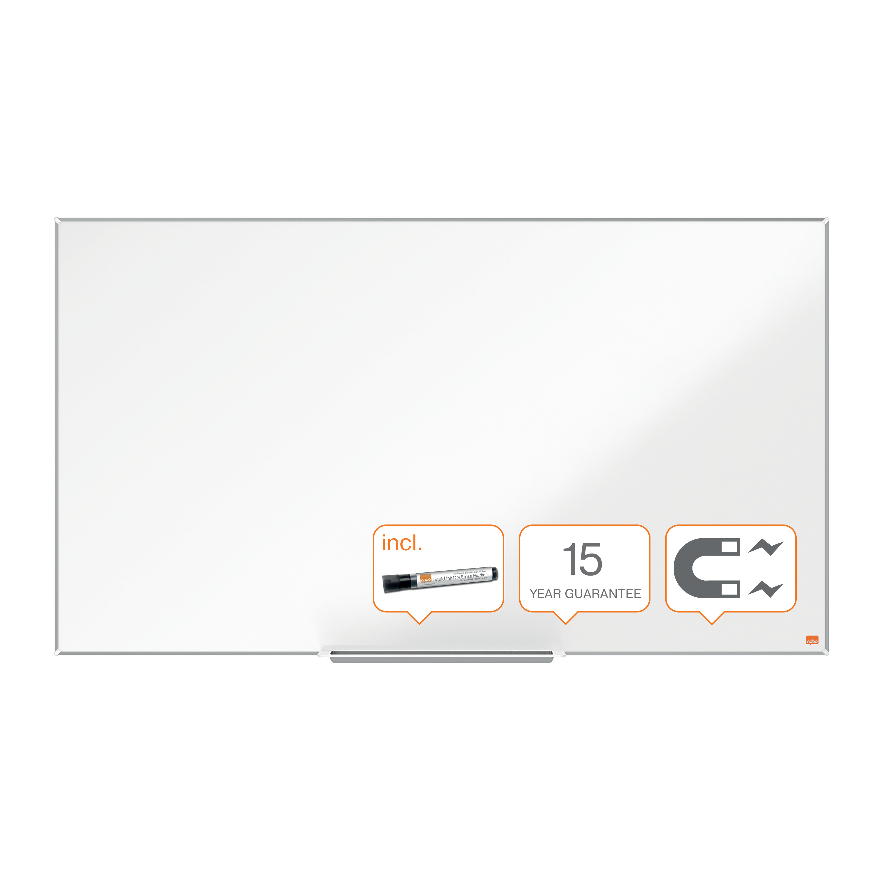 Produse pentru prezentare și afișare - Whiteboard magnetic otel lacuit widescreen 55" impression pro nobo