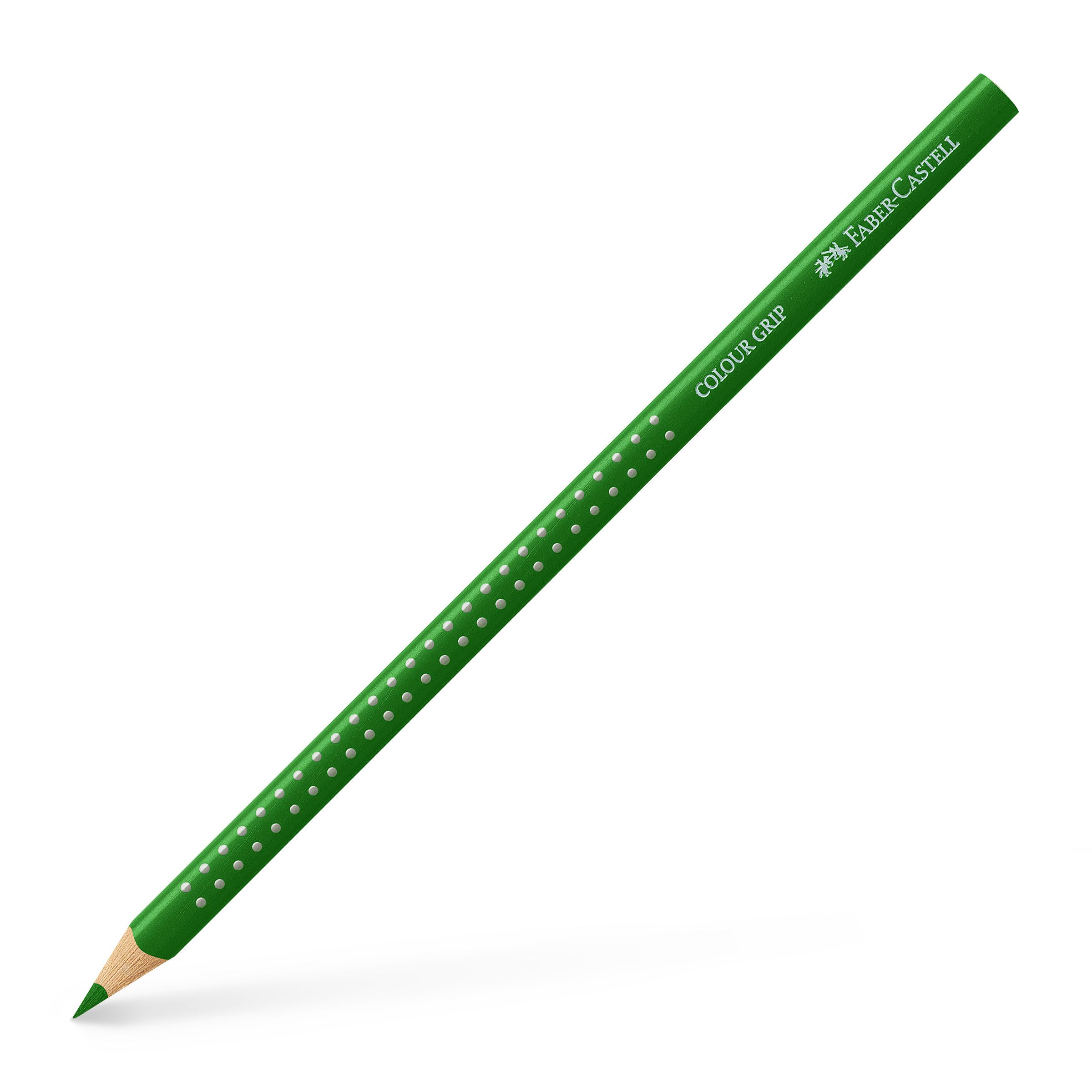 Creion Colorat Grip Verde Faber-castell