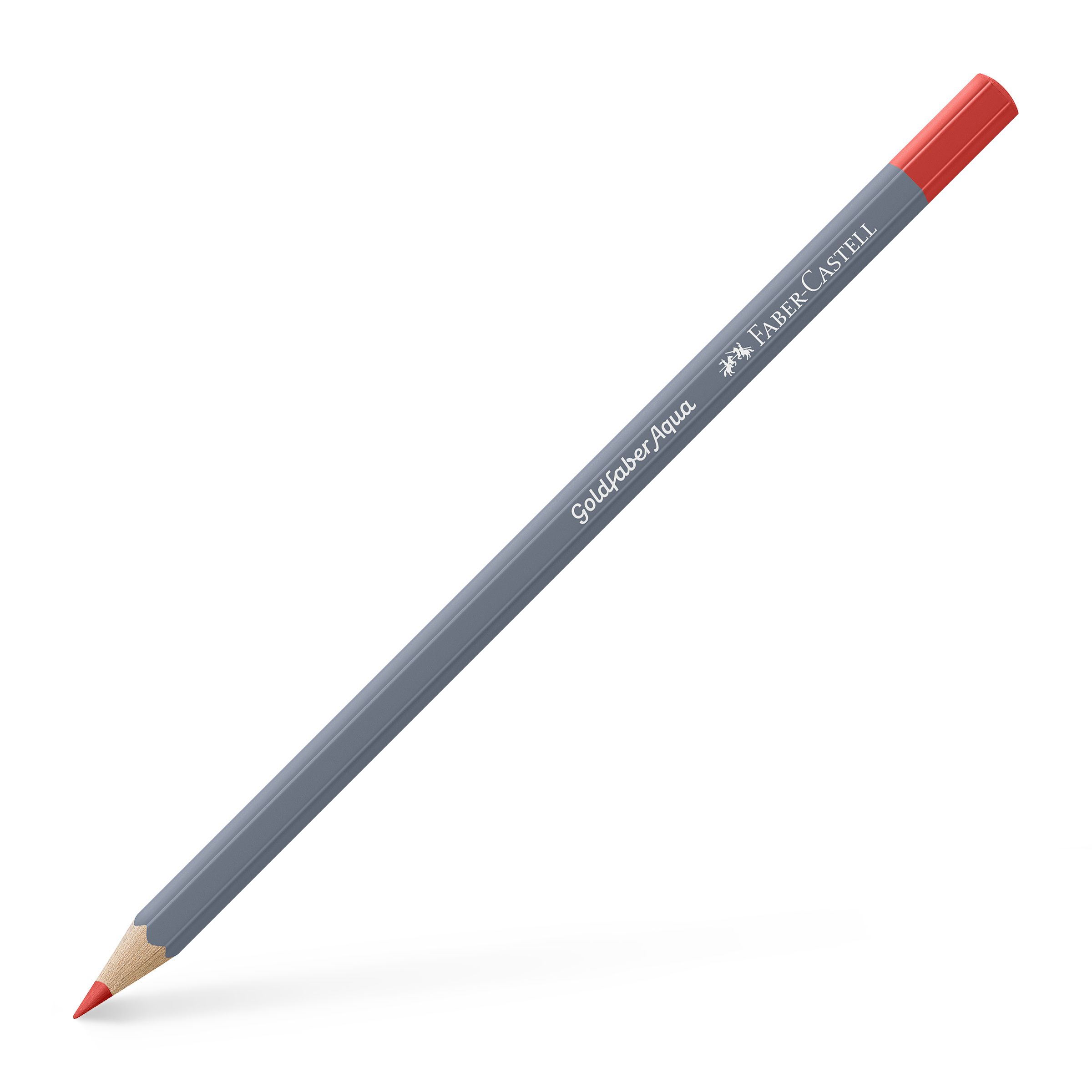 Faber-Castell Creion Colorat Aquarelle Rosu Scarlet 118 Goldfaber Faber-castel