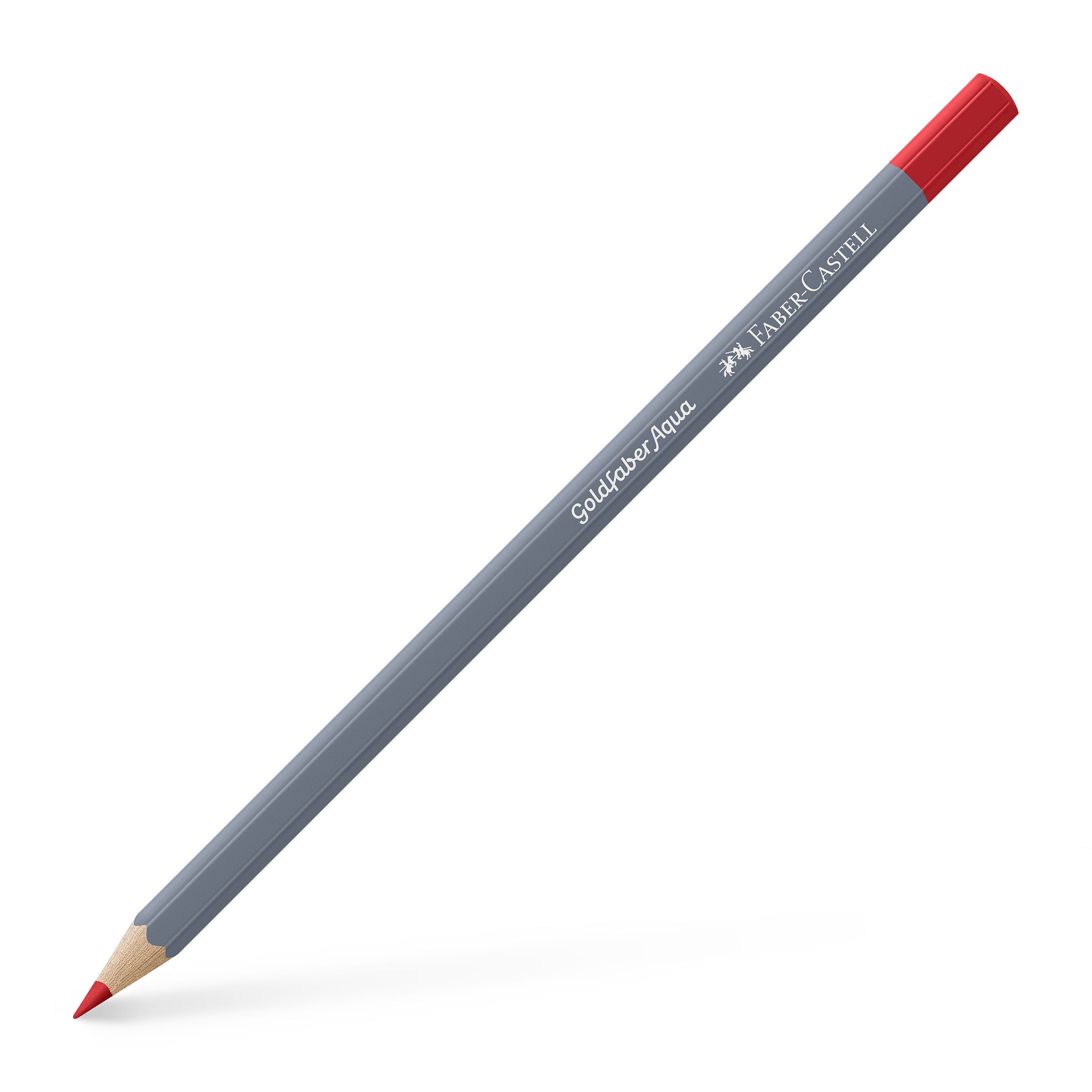Creion Colorat Aquarelle Rosu Pal 121 Goldfaber Faber-castell