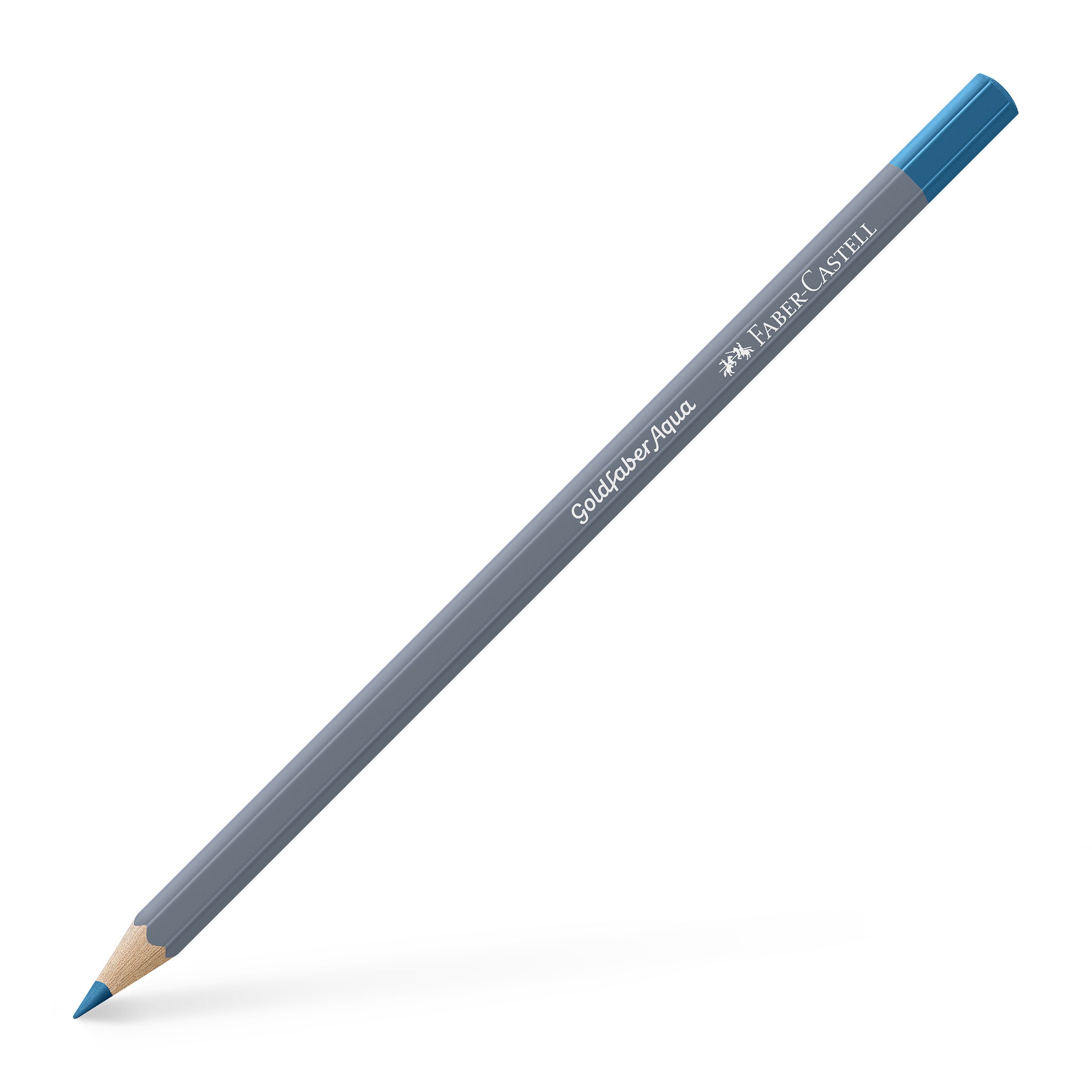 Faber-Castell Creion Colorat Aquarelle Turcoaz Cobalt 153 Goldfaber Faber-cast