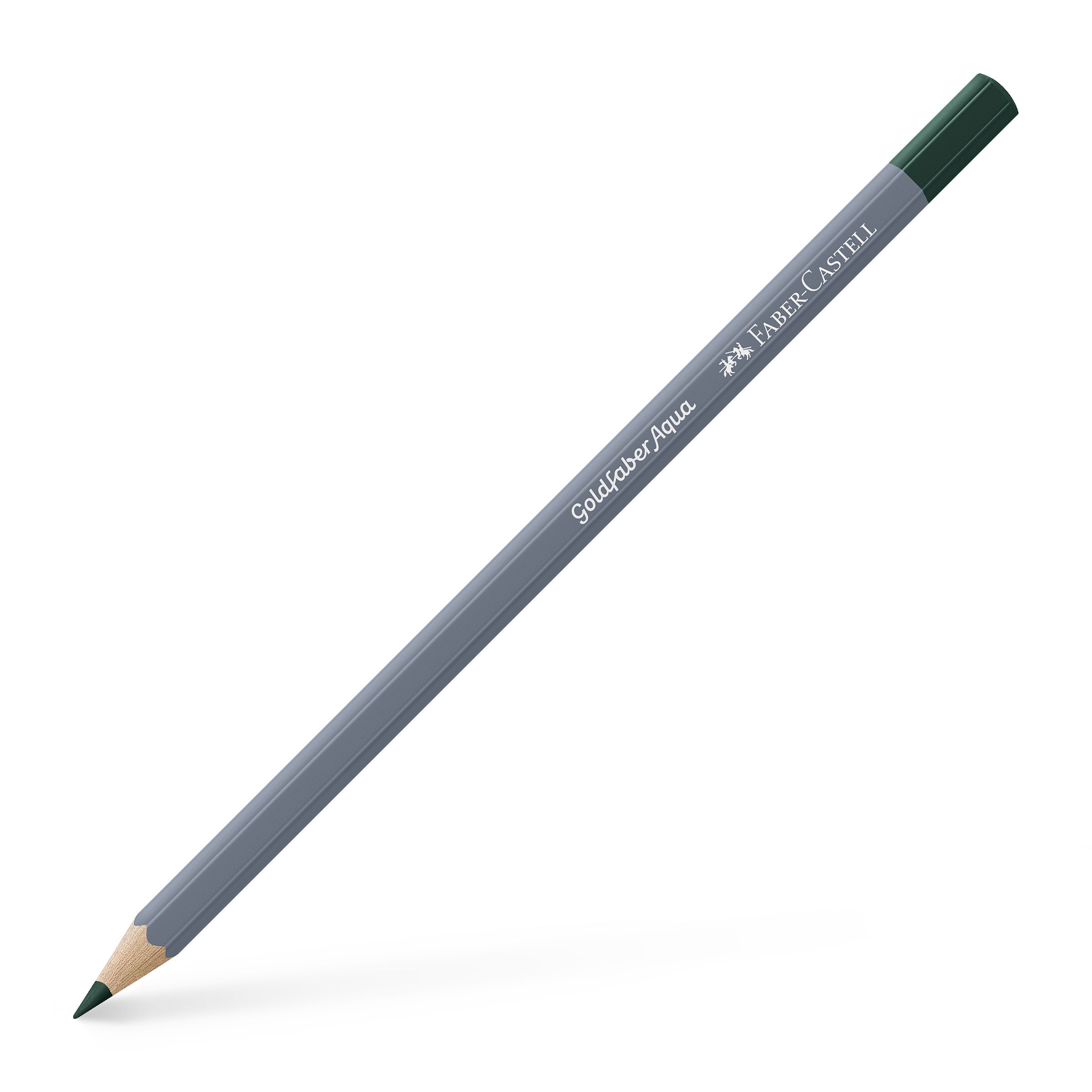 Faber-Castell Creion Colorat Aquarelle Verde Cobalt Aprins 158 Goldfaber Faber