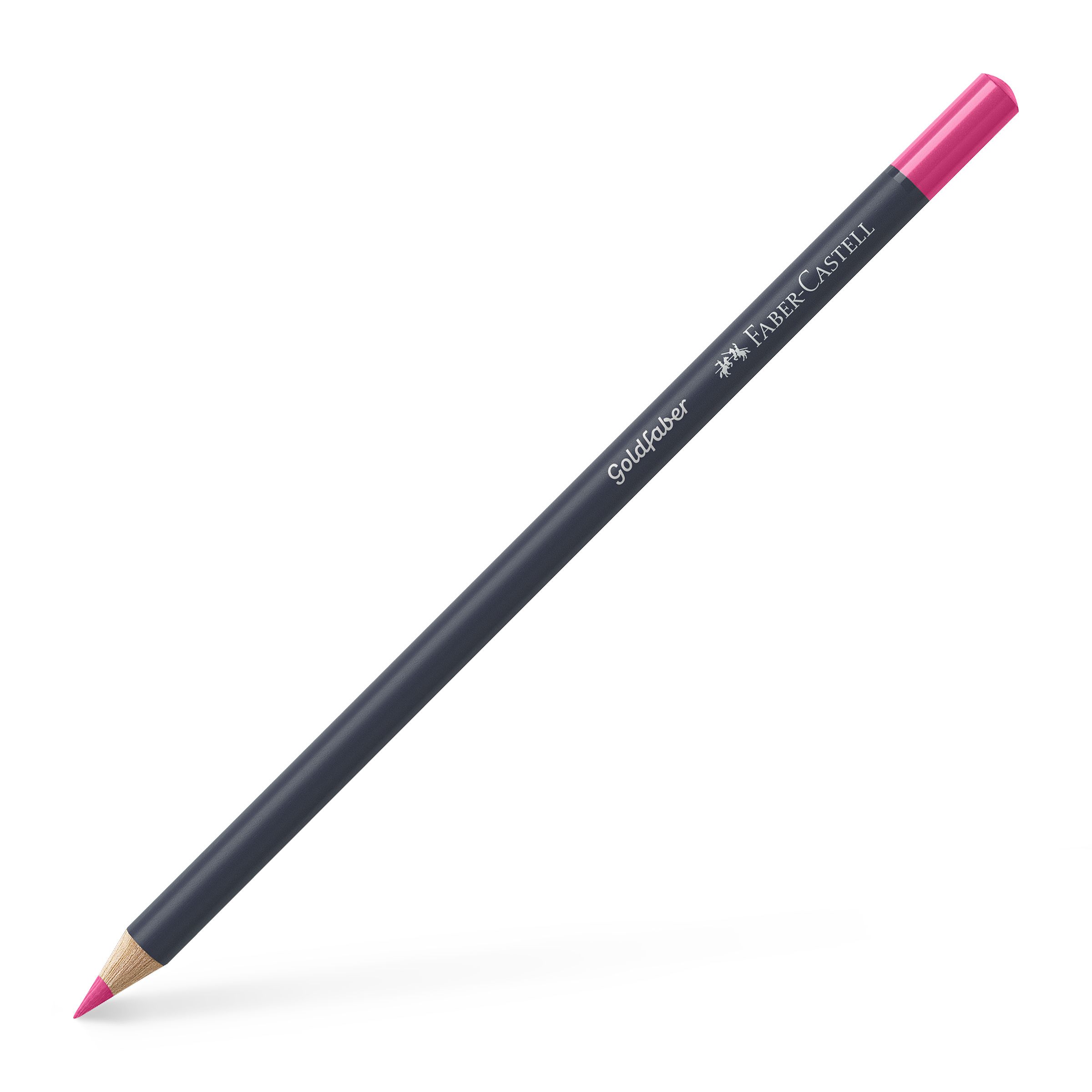 Creion Colorat Fucsia 123 Goldfaber Faber-castell