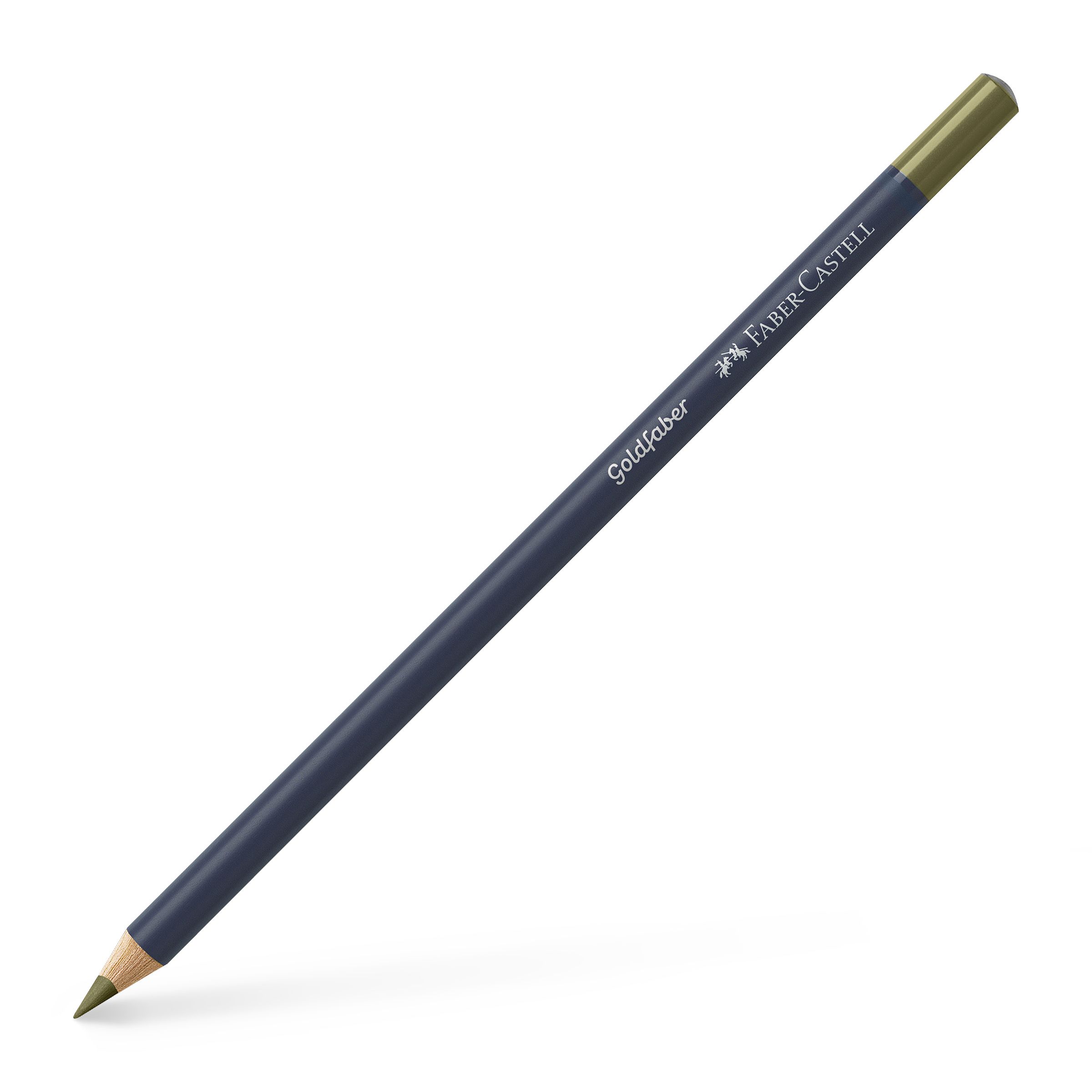 Creion Colorat Verde Oliv Galbui 173 Goldfaber Faber-castell