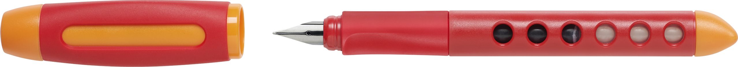 Stilou scolar scribolino rosu stangaci faber-castell [1]