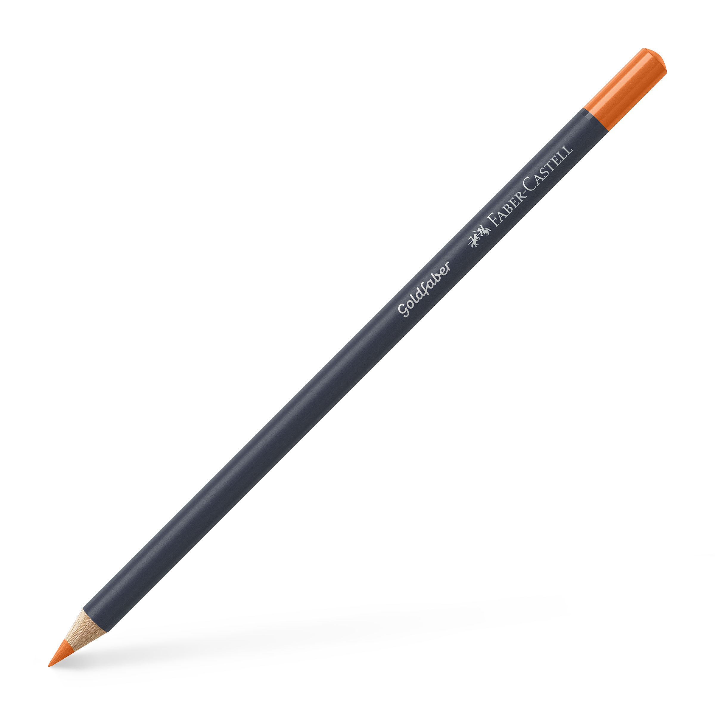 Faber-Castell Creion Colorat Portocaliu Cadmium Inchis 115 Goldfaber Faber-cas