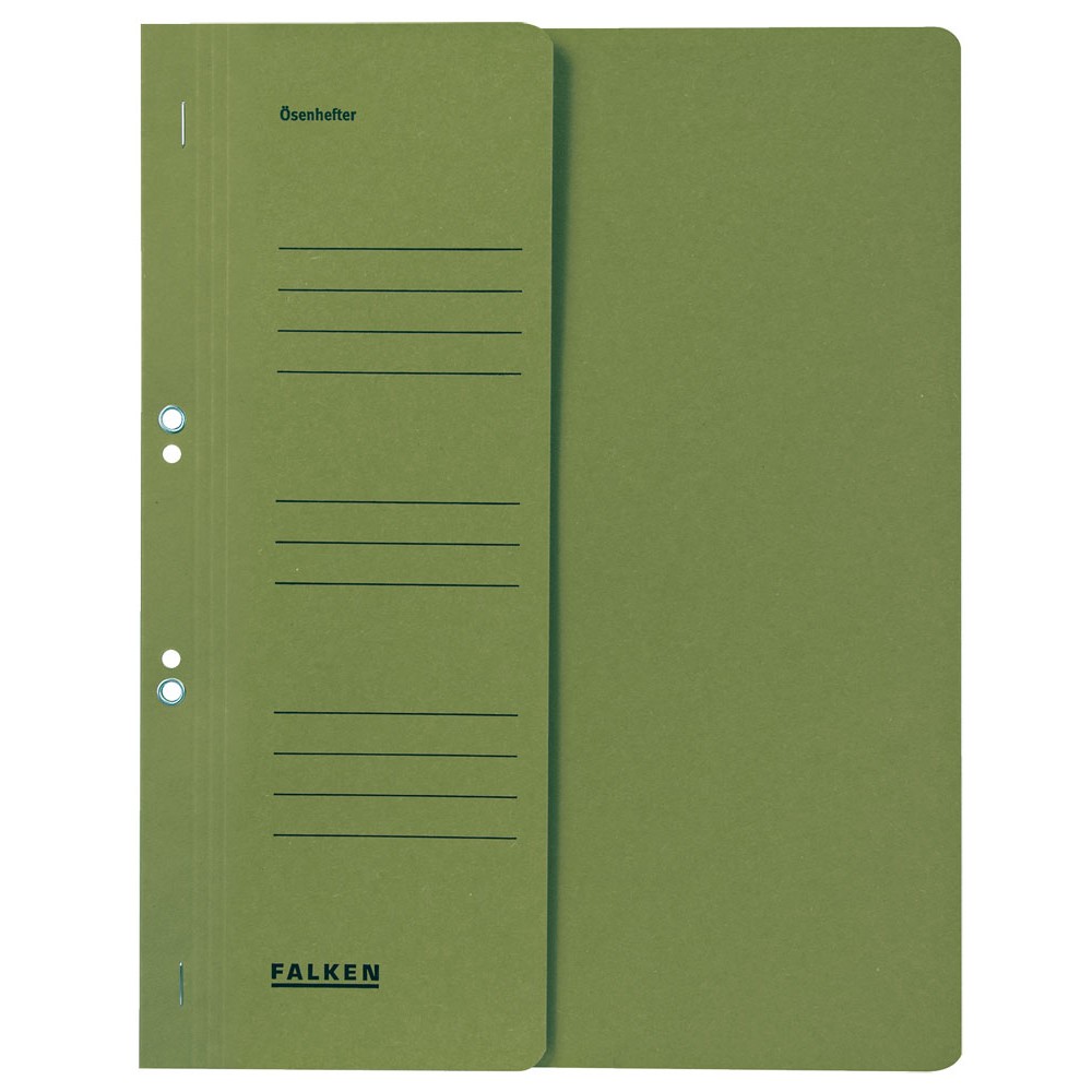 Dosare din carton - Dosar carton capse 1/2 verde falken/exacompta