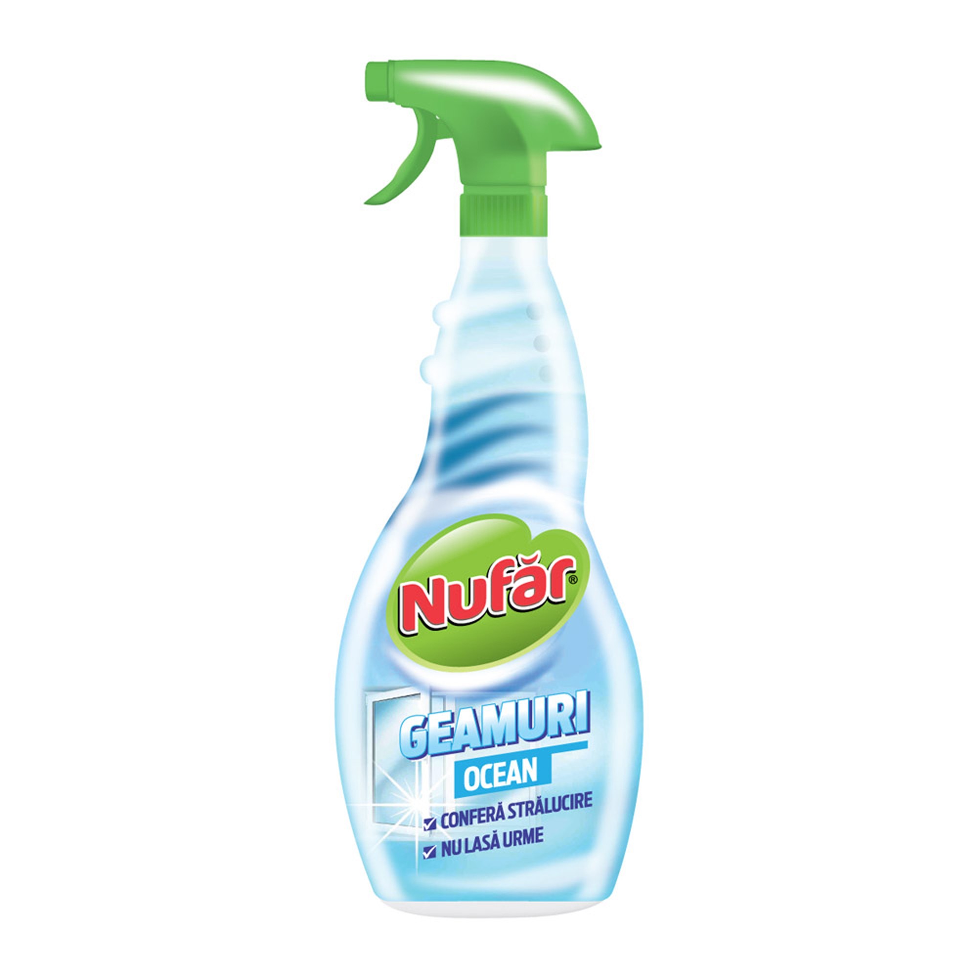 Detergent Geam 500ML Cu Pulverizator Ocean Nufar Farmec