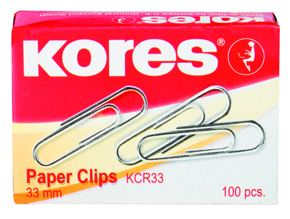 Agrafe Metal 33MM 100/Cutie Kores