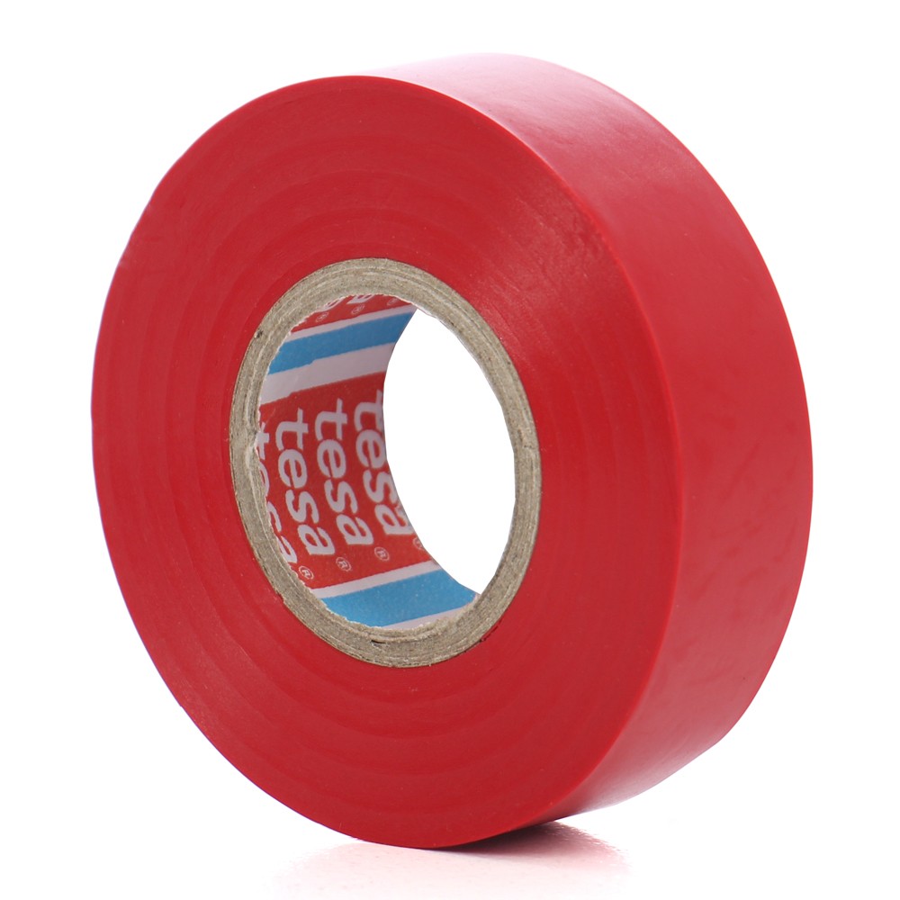 Ambalare și etichetareBenzi adezive și accesorii - Banda adeziva electroizolatoare 20m*19mm rosie tesa