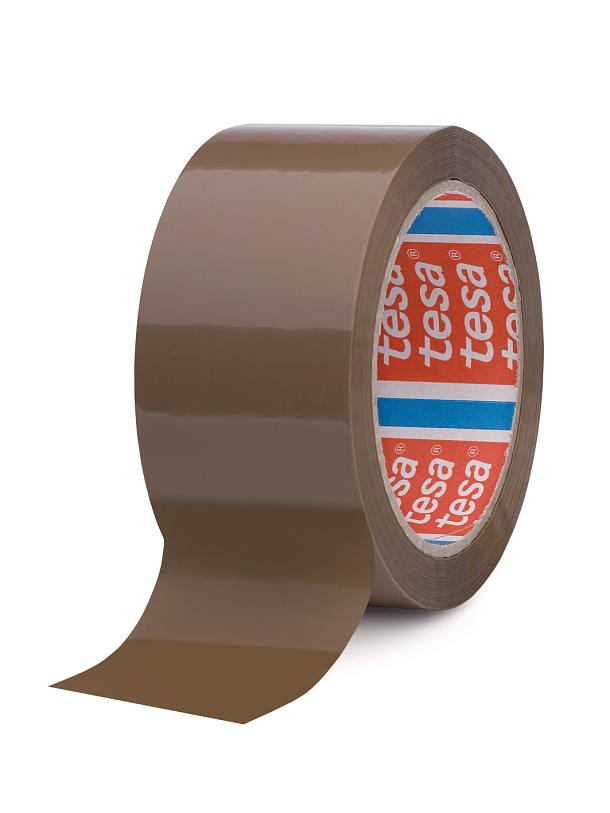 Ambalare și etichetareBenzi adezive și accesorii - Banda adeziva maro 66m 75mm adeziv cauciuc sintetic tesa_x000D_
