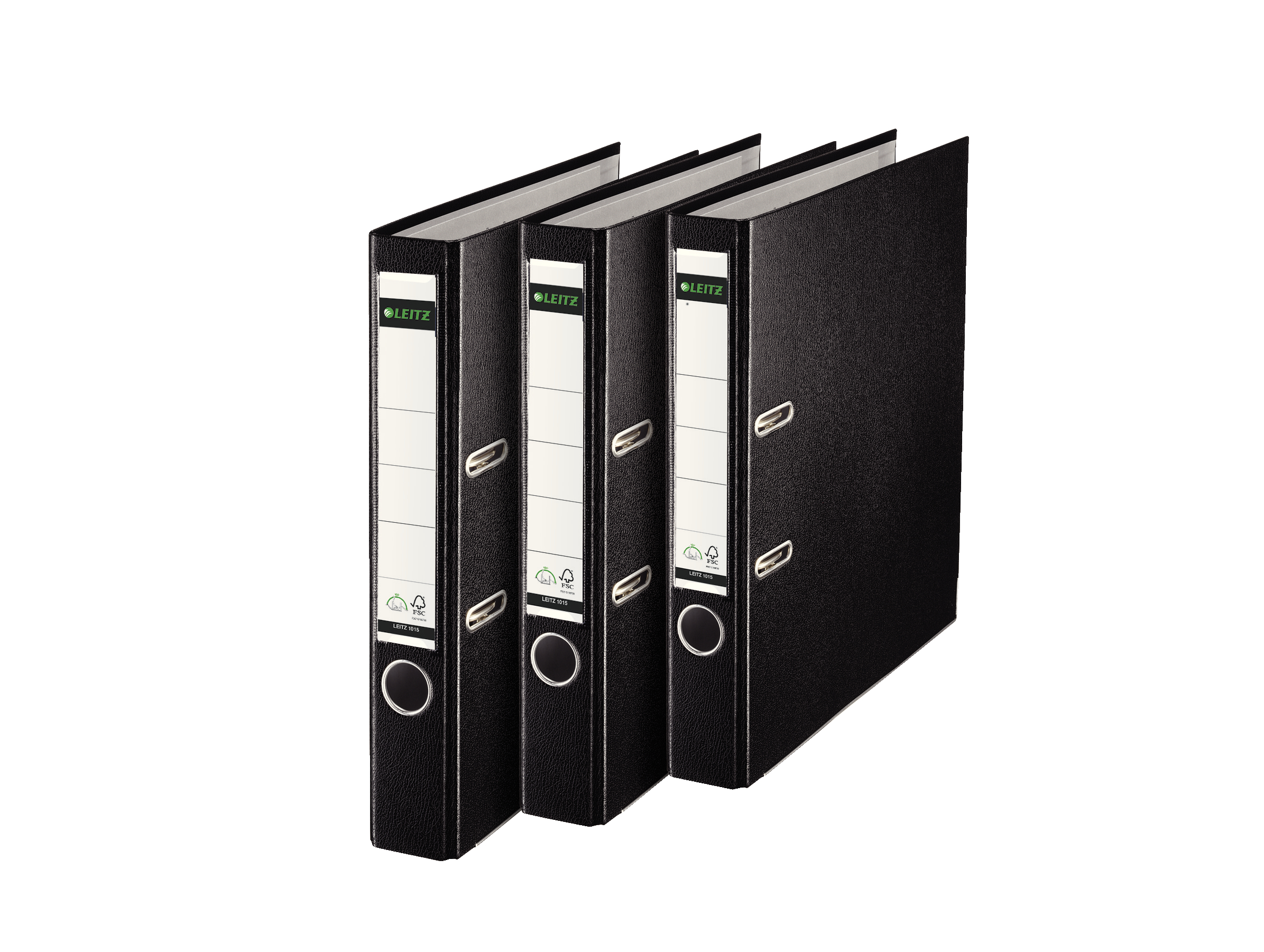 Biblioraft plastifiat 5cm 180g negru leitz [3]