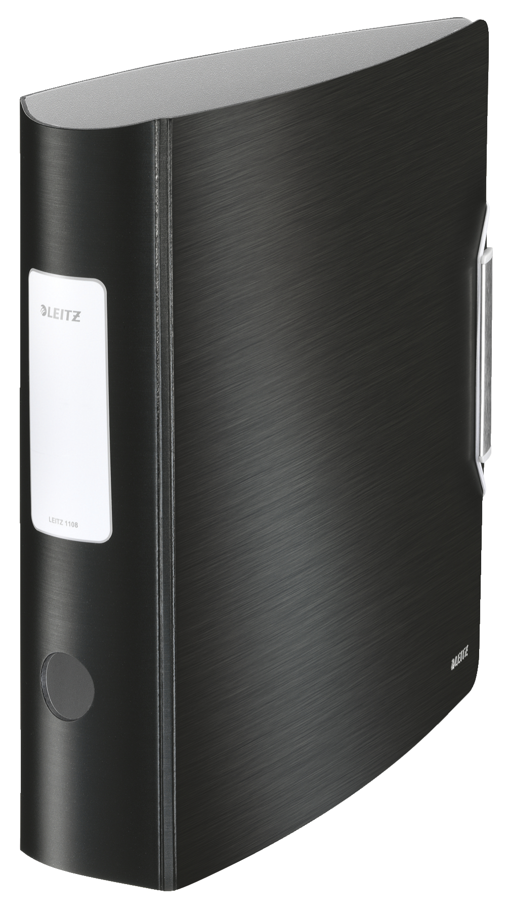 Leitz Biblioraft Plastifiat 7.5CM 180GRADE Negru Satin Active Style Le