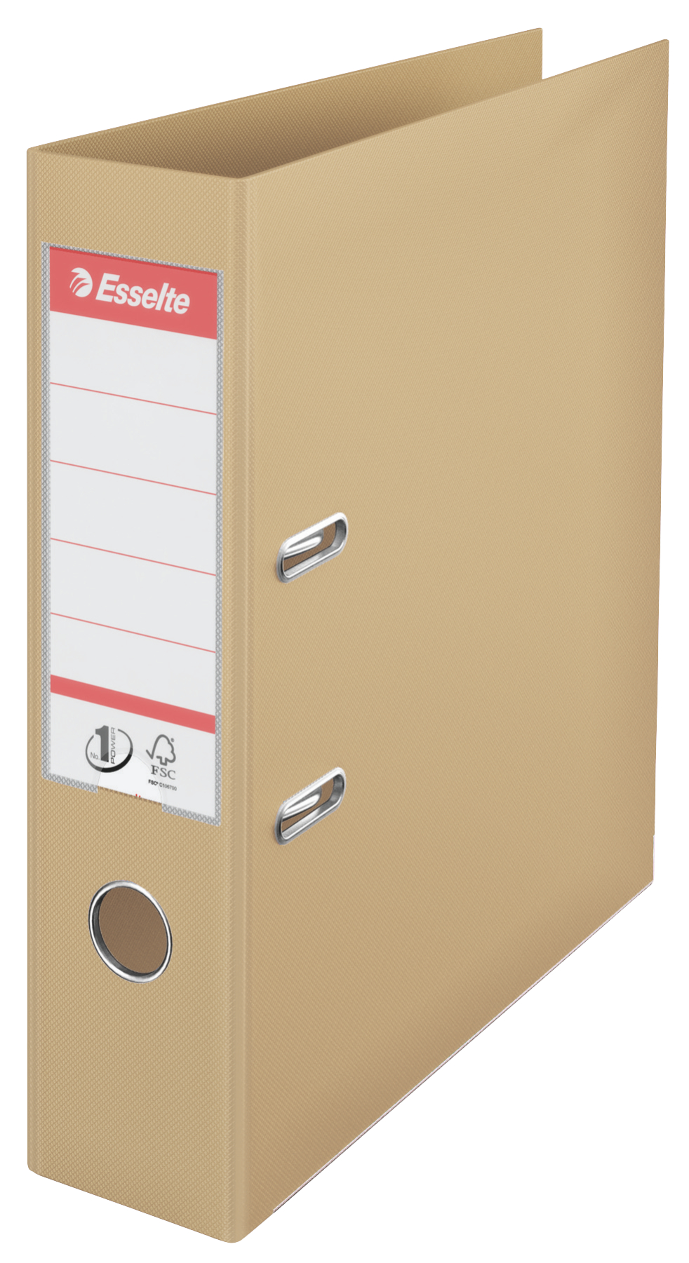 Bibliorafturi - Biblioraft plastifiat 7.5cm nisipiu standard esselte