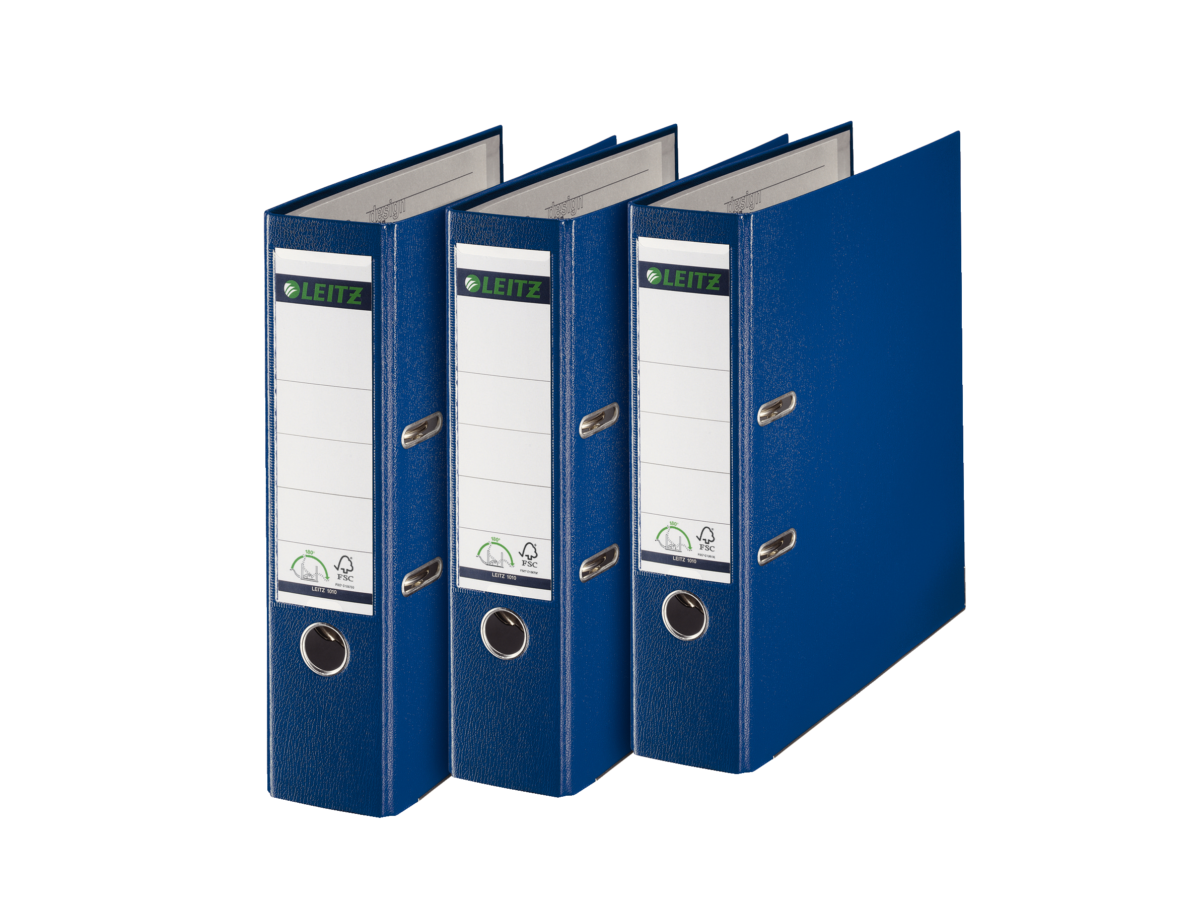 Biblioraft plastifiat 8cm 180grade albastru leitz [3]