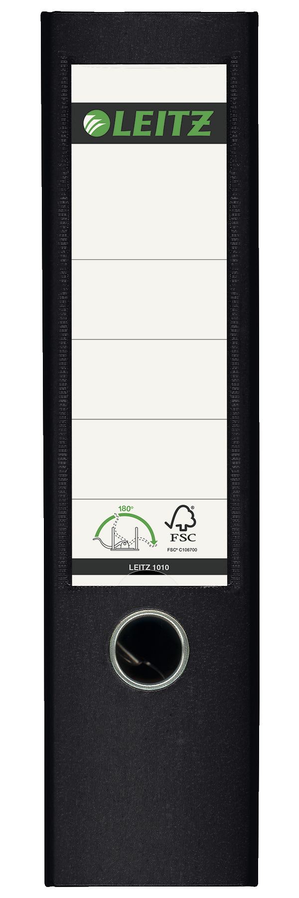 Biblioraft plastifiat 8cm 180grade negru leitz [1]