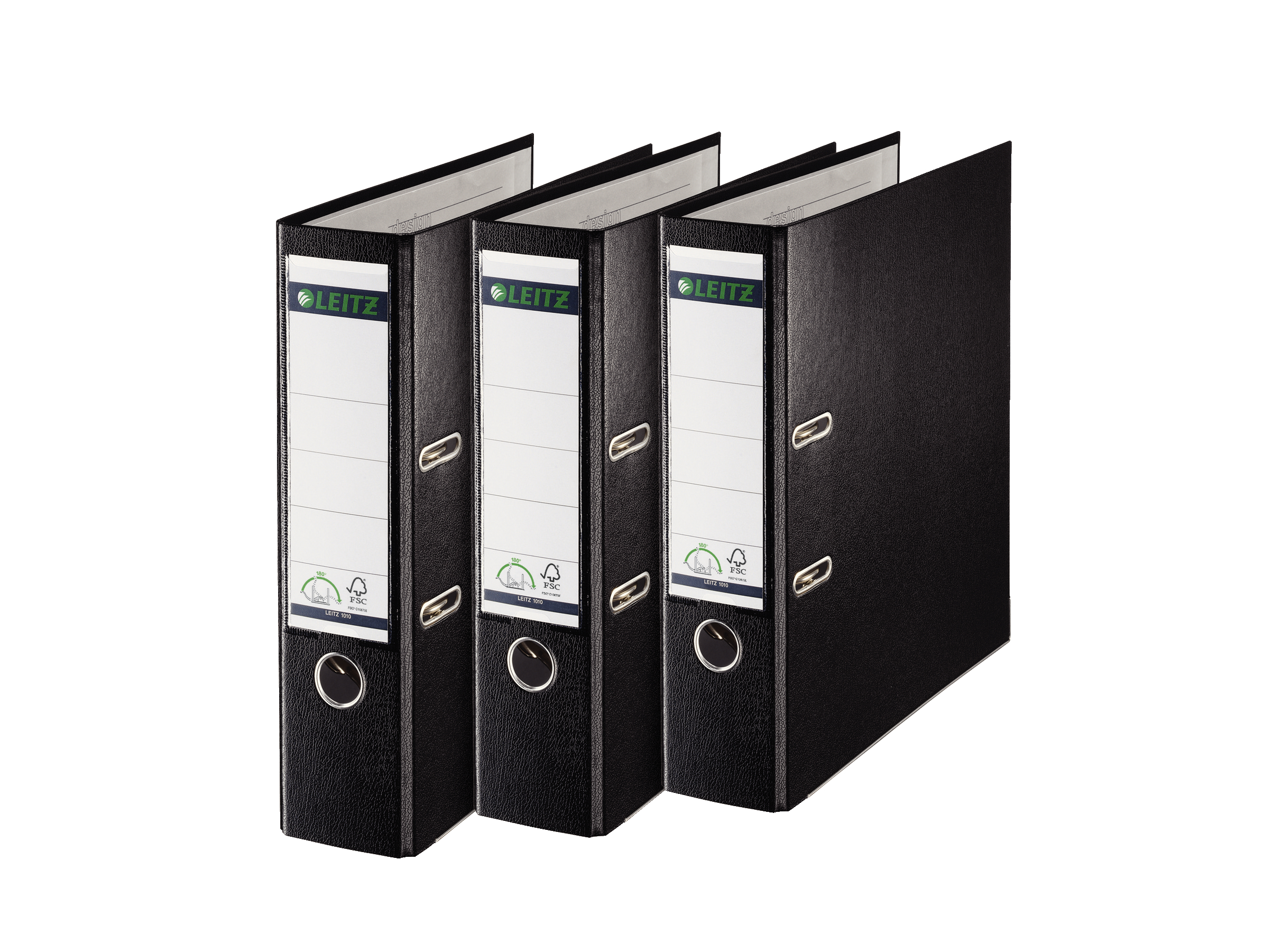 Biblioraft plastifiat 8cm 180grade negru leitz [4]
