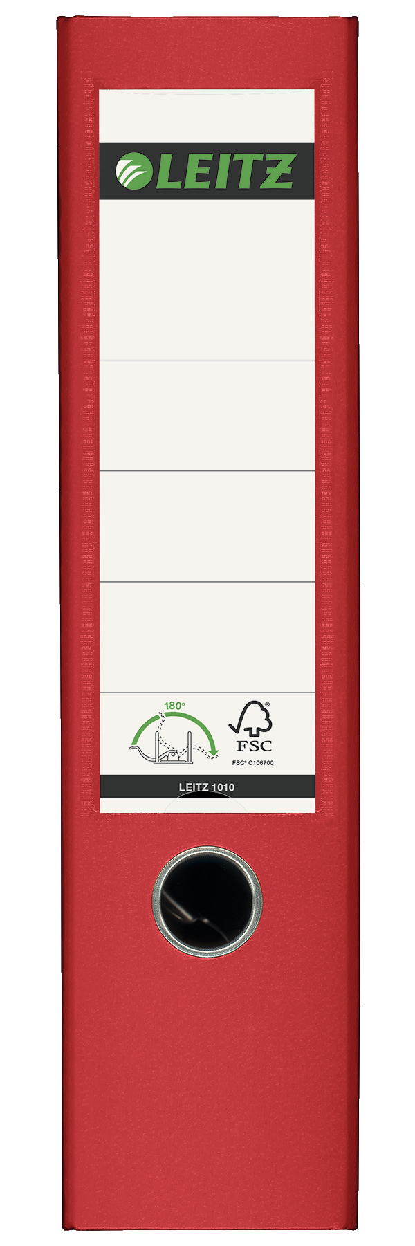 Biblioraft plastifiat 8cm 180grade rosu leitz [1]