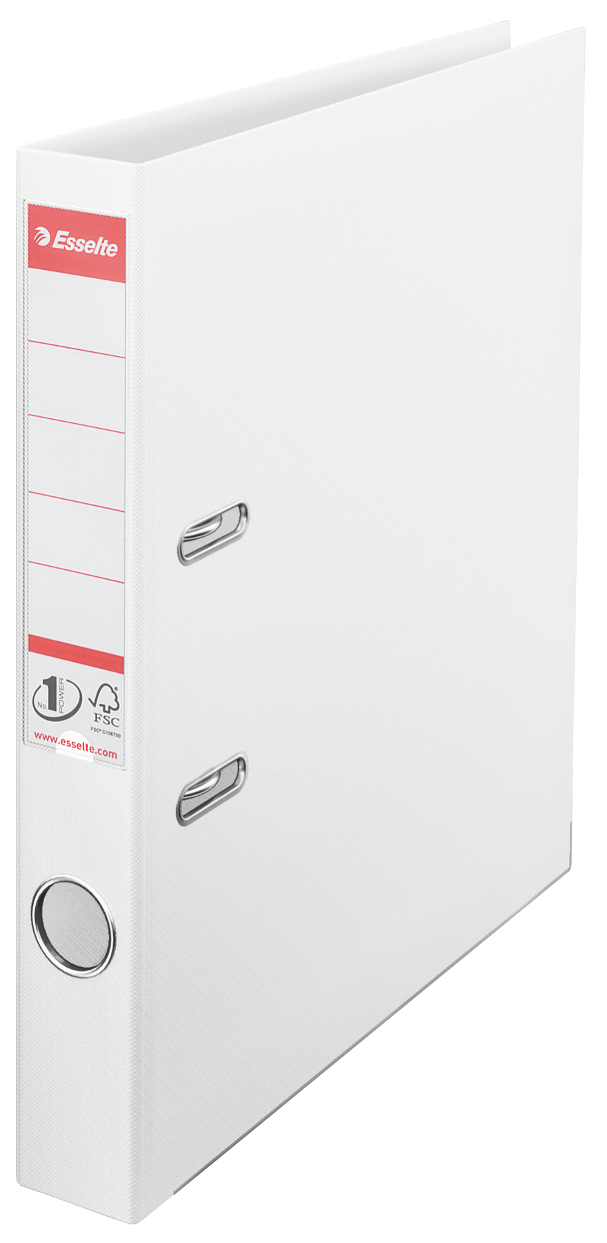 Bibliorafturi - Biblioraft plastifiat int-ext 5cm alb vivida nr1 power esselte