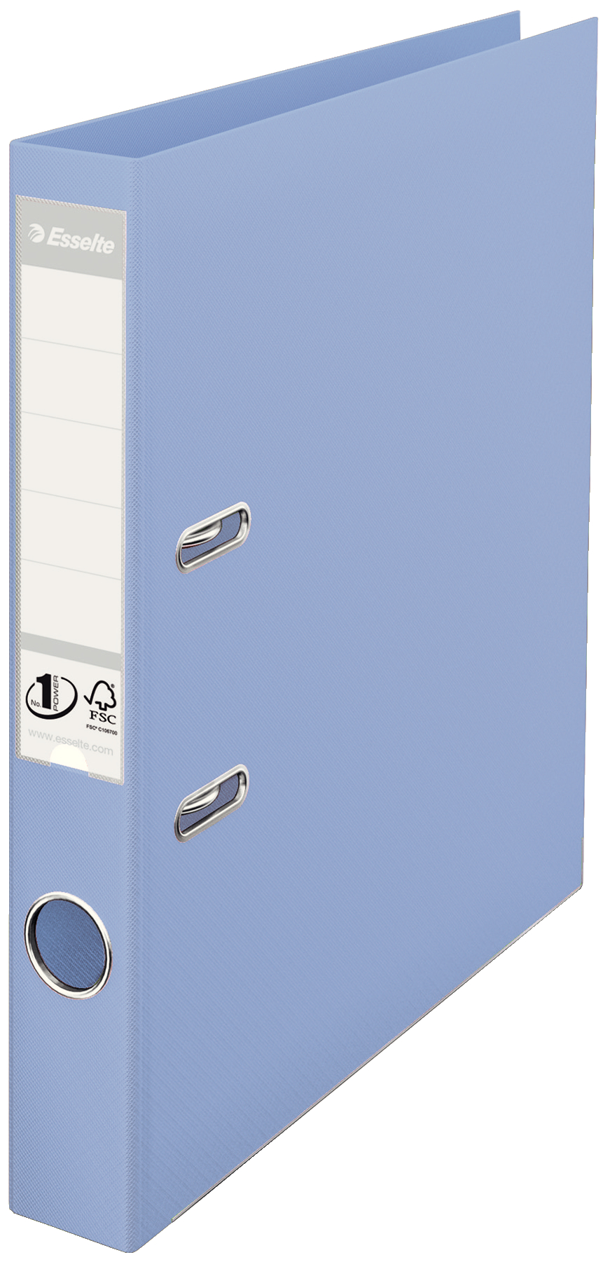 Bibliorafturi - Biblioraft plastifiat int-ext 5cm albastru des nr1 power esselte
