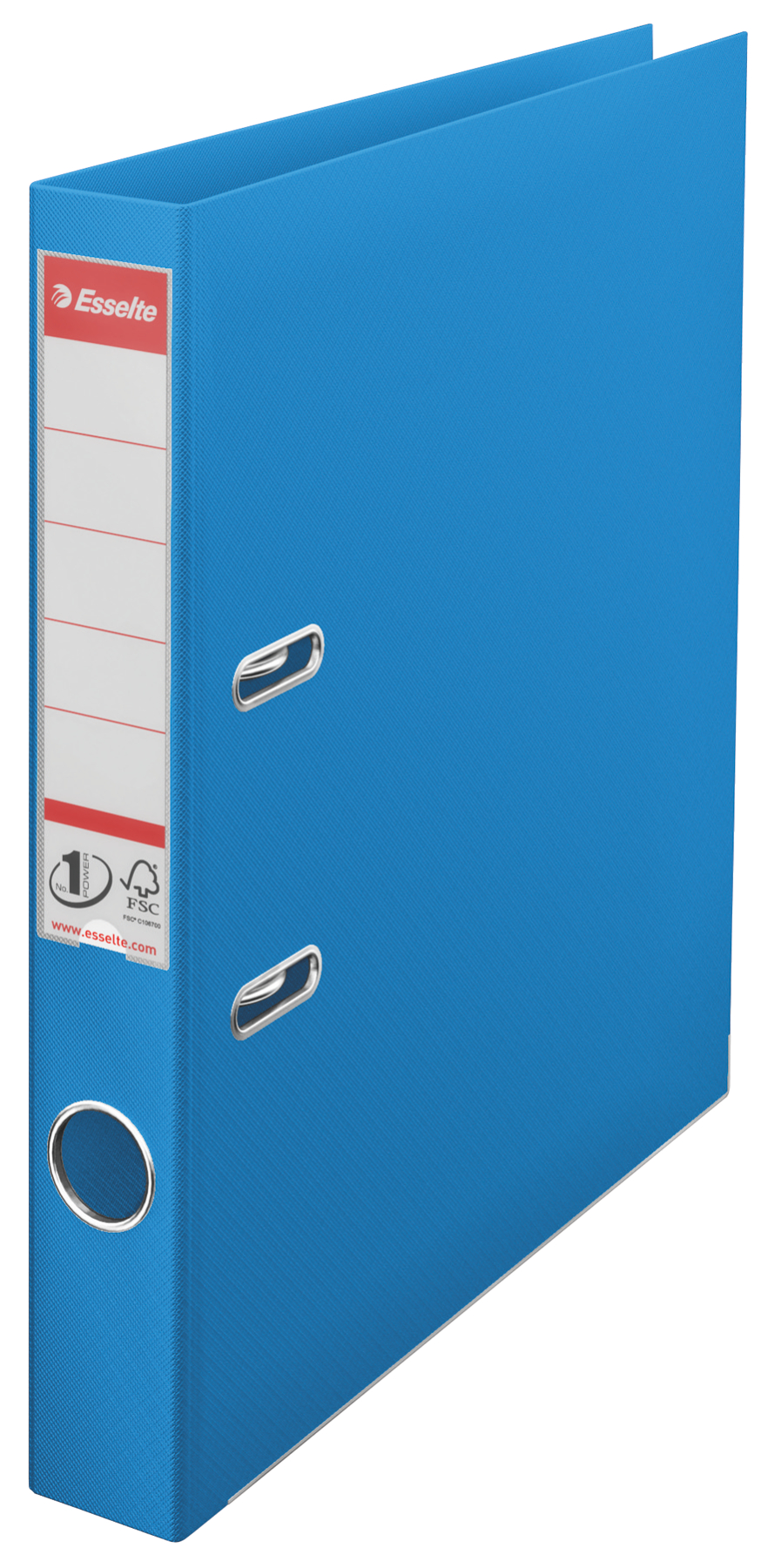 Bibliorafturi - Biblioraft plastifiat int-ext 5cm albastru vivida nr1 esselte
