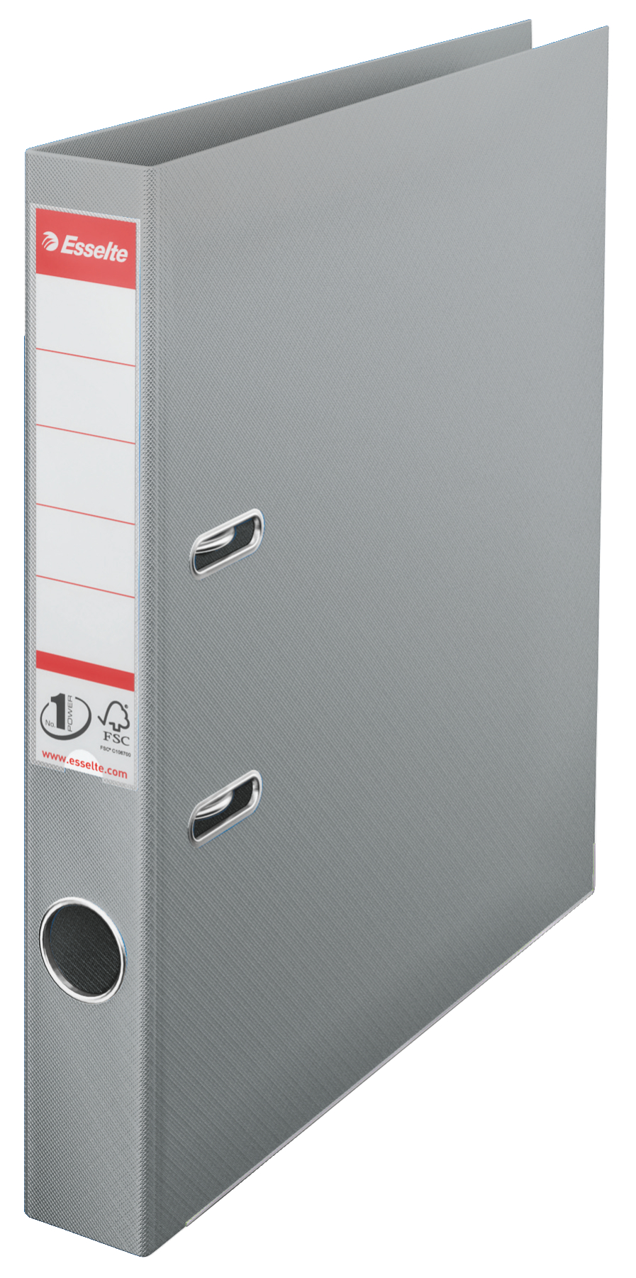 Bibliorafturi - Biblioraft plastifiat int-ext 5cm gri nr1 power esselte