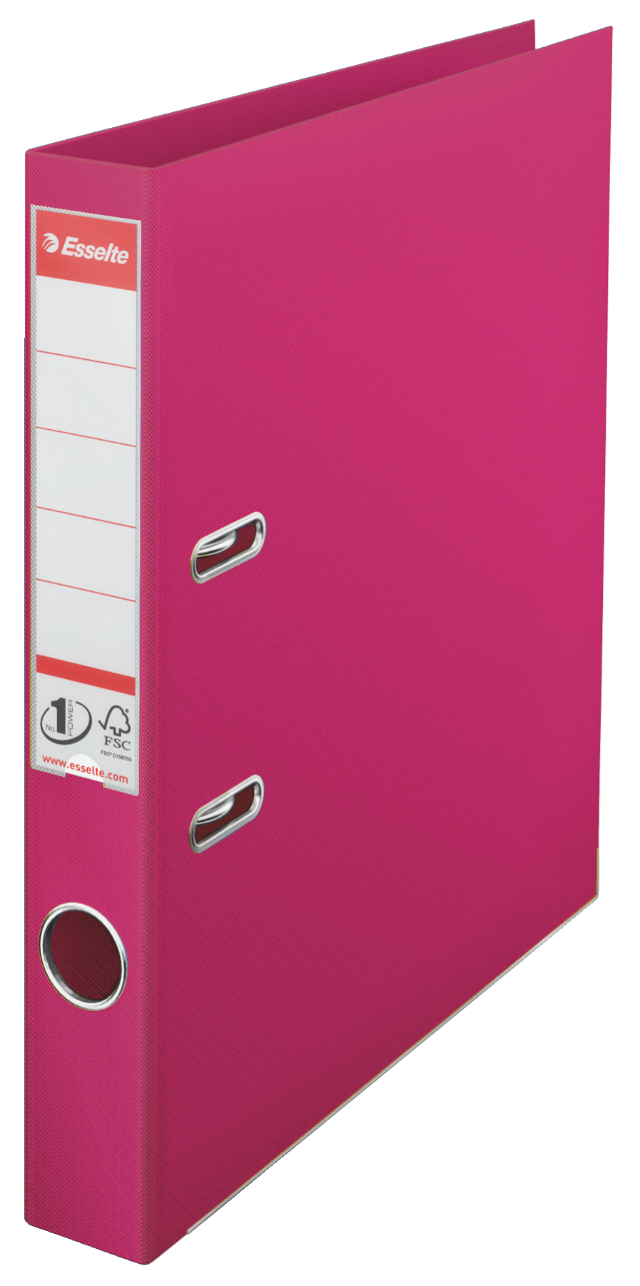 Bibliorafturi - Biblioraft plastifiat int-ext 5cm magenta nr1 power esselte