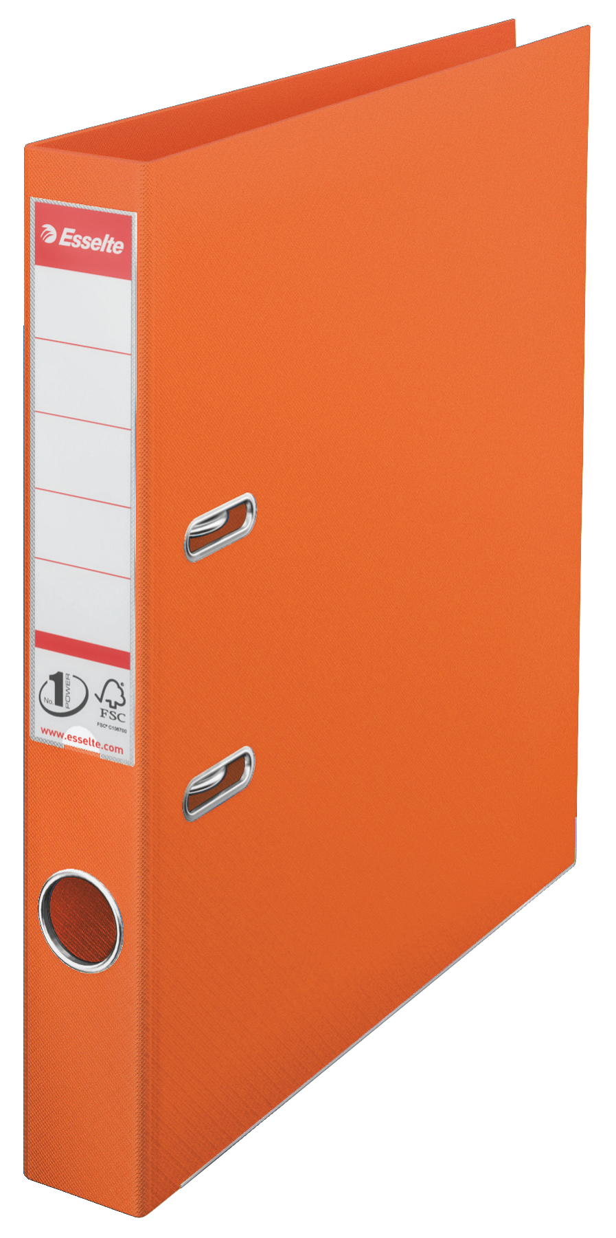 Bibliorafturi - Biblioraft plastifiat int-ext 5cm portocaliu nr1 power esselte