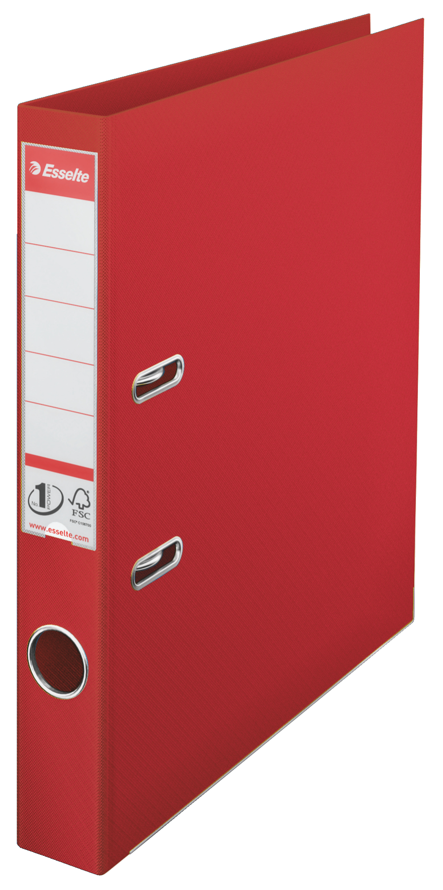 Bibliorafturi - Biblioraft plastifiat int-ext 5cm rosu nr1 power esselte