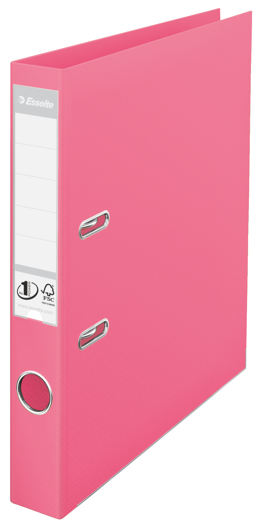 Bibliorafturi - Biblioraft plastifiat int-ext 5cm roz nr1 power esselte