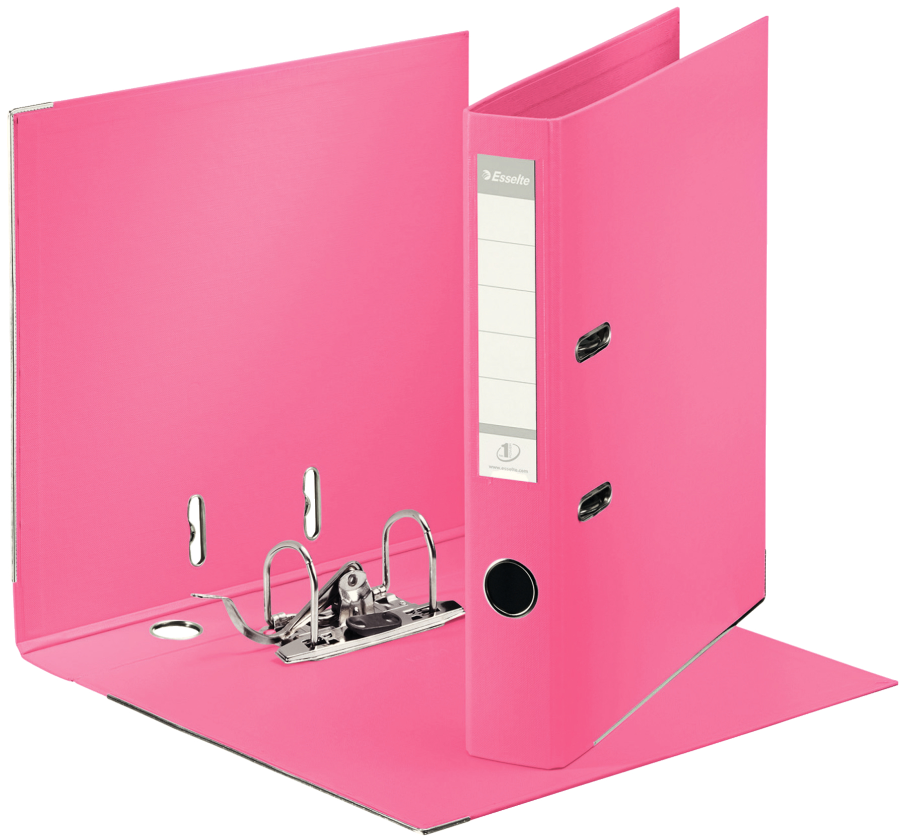 Biblioraft plastifiat int-ext 5cm roz nr1 power esselte [1]